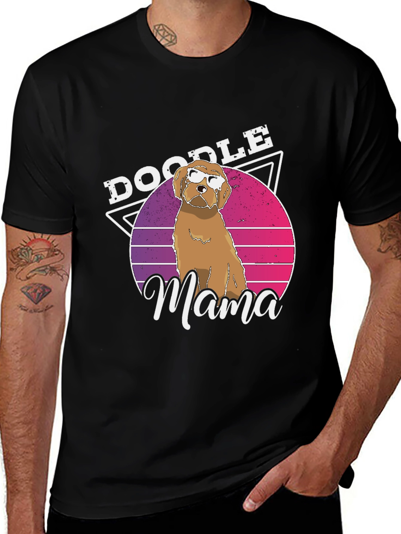 Variant 6 of Doodle Mama Graphic T-Shirt - Dog Lover Gift