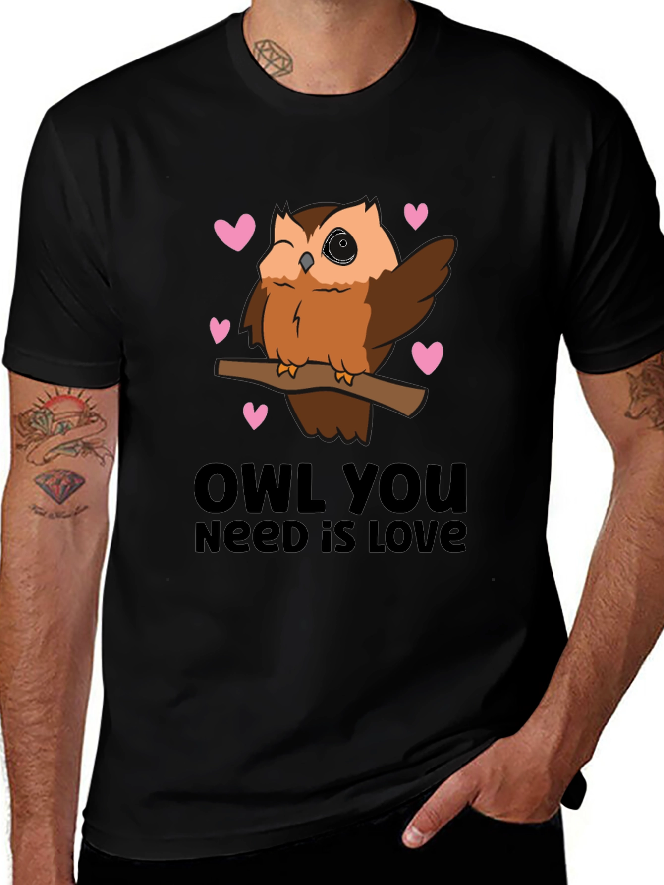 Variant 7 of Owl You Need is Love - Valentine's T-Shirt