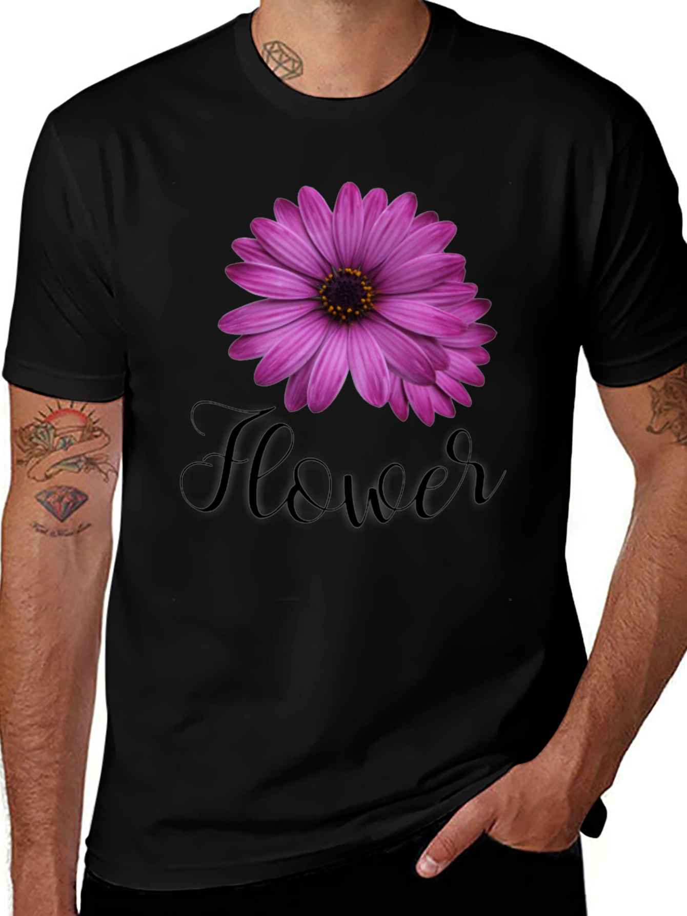 Variant 5 of Floral Graphic Tee - Casual Comfort