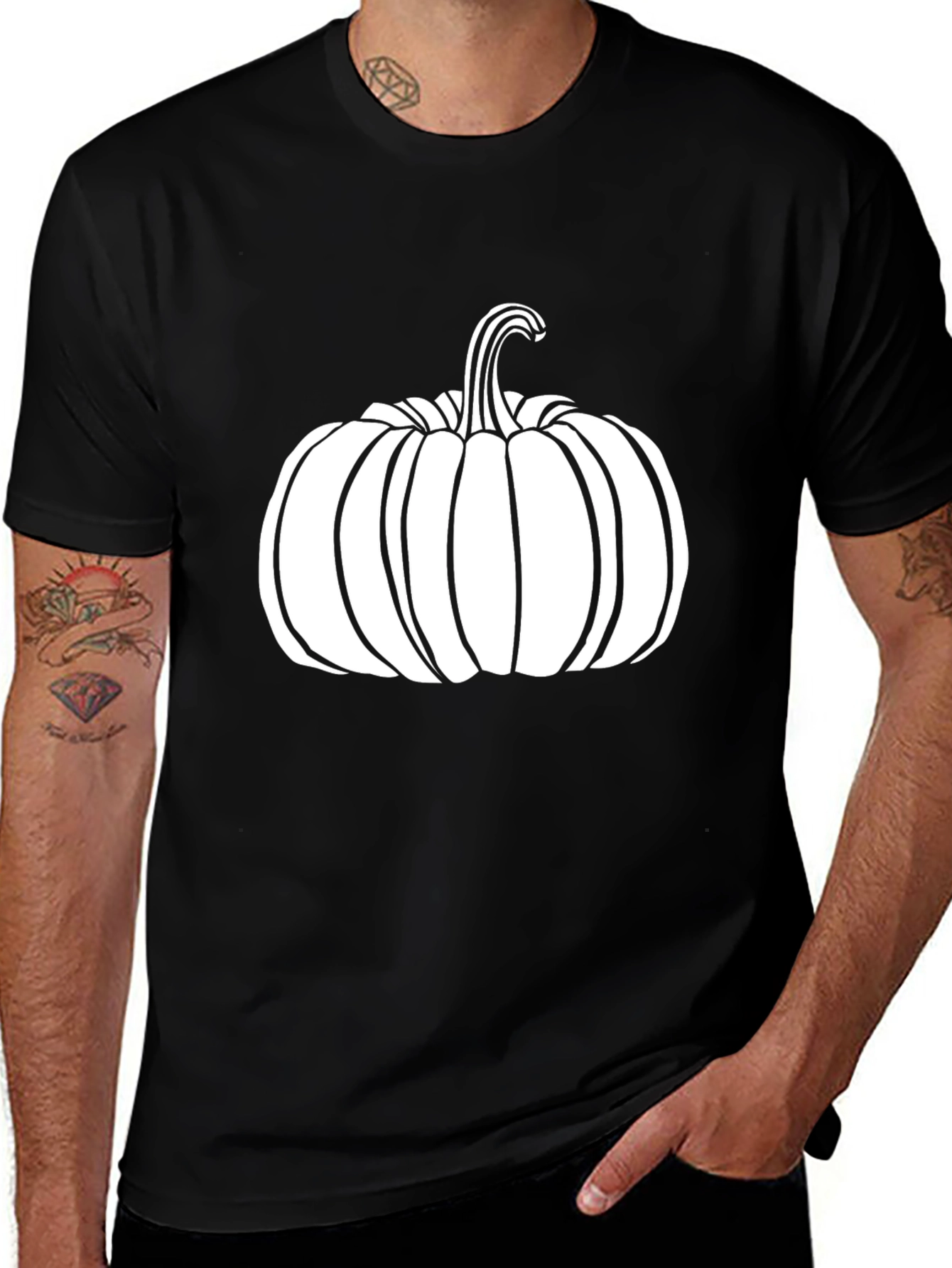 Variant 23 of Pumpkin Graphic Tee - Stylish Fall T-Shirt