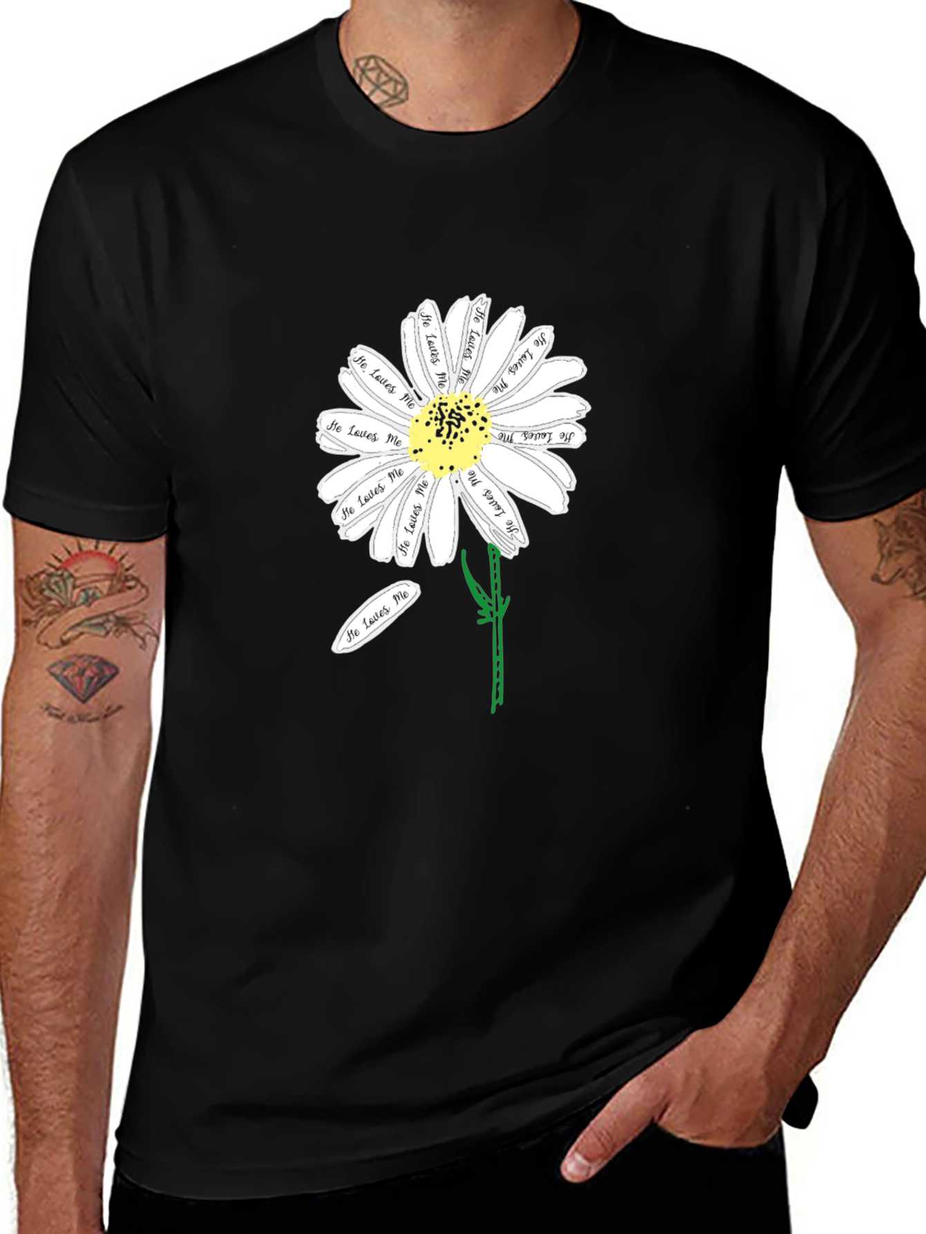 Variant 24 of He Loves Me Daisy T-Shirt
