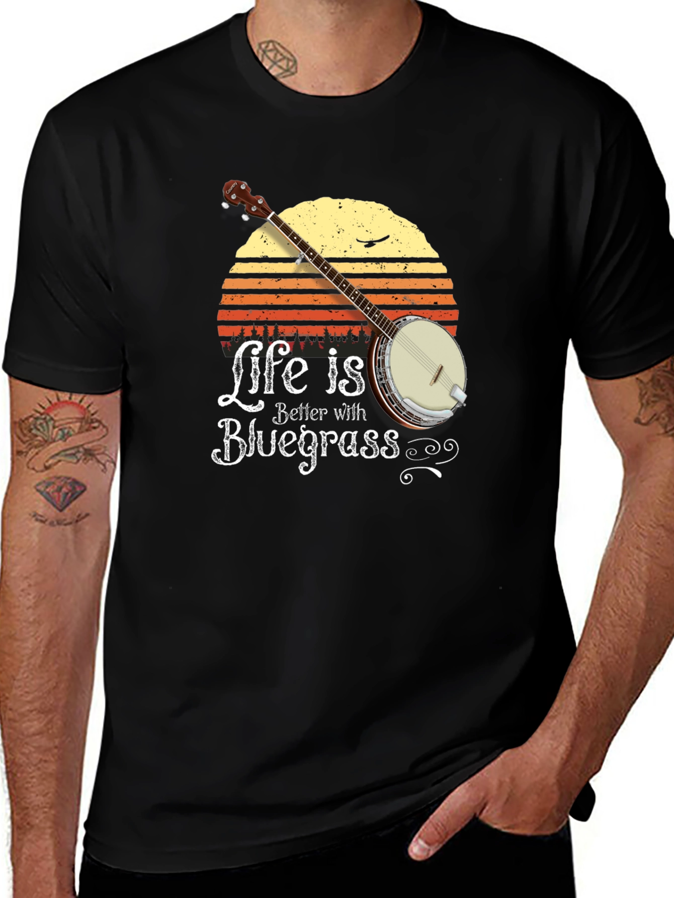 Variant 29 of Life is Better with Bluegrass T-Shirt