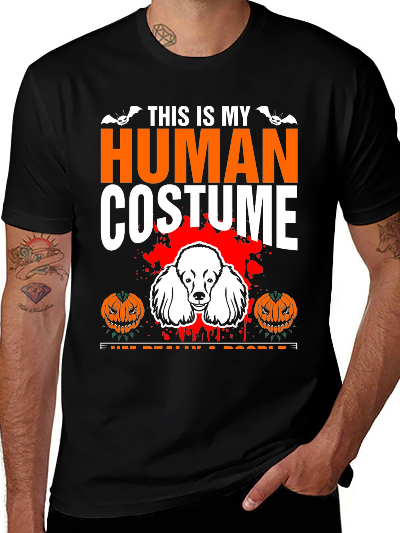 Variant 24 of Halloween Doodle Costume T-Shirt