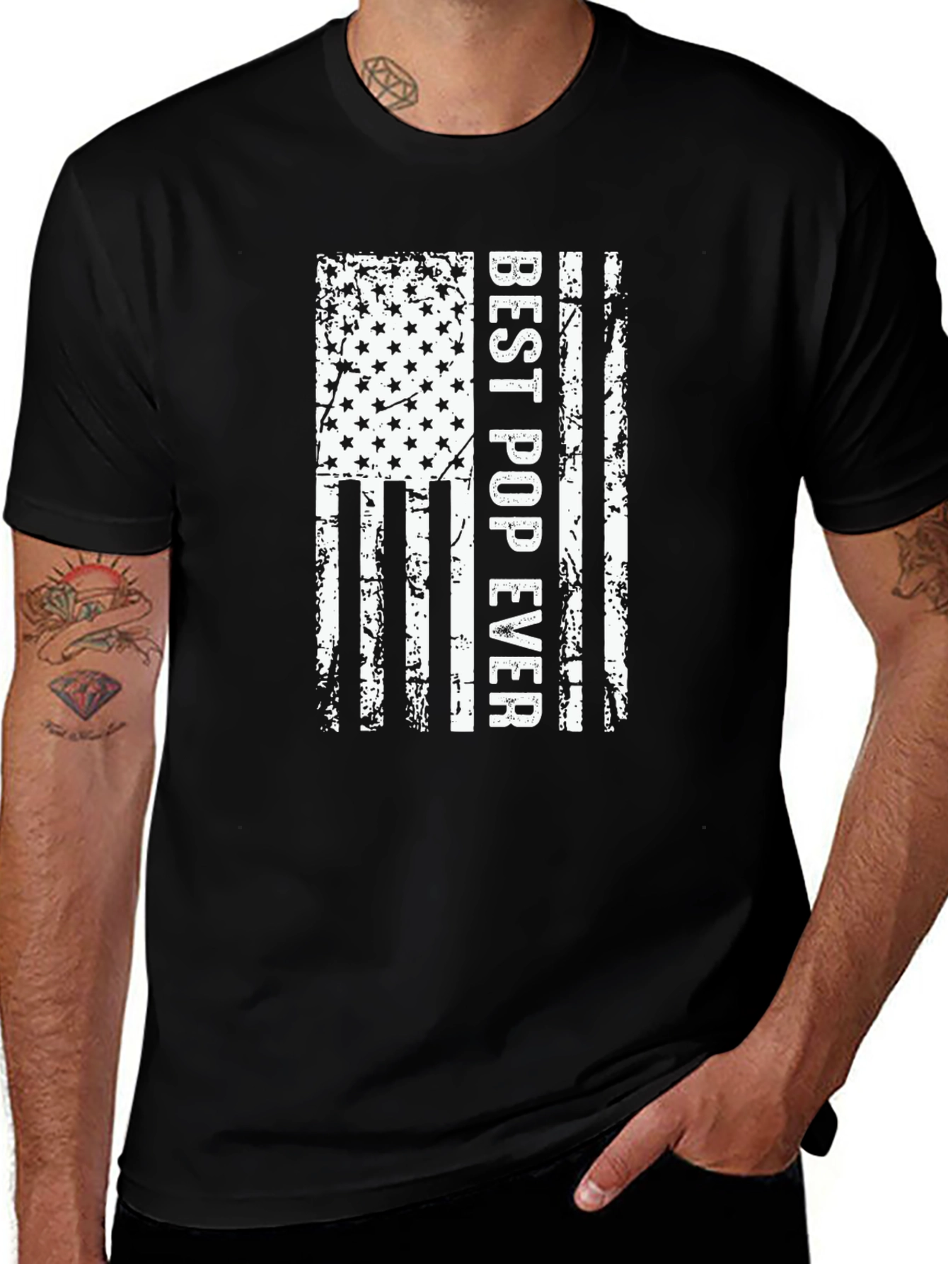 Best Pop Ever Patriotic T-Shirt