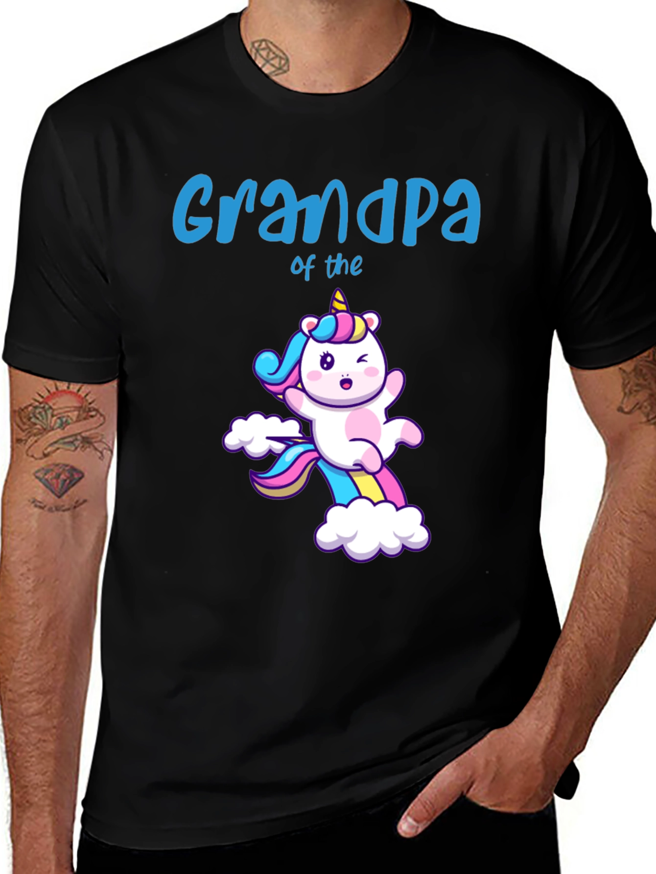 Variant 27 of Grandpa of the Unicorn T-Shirt