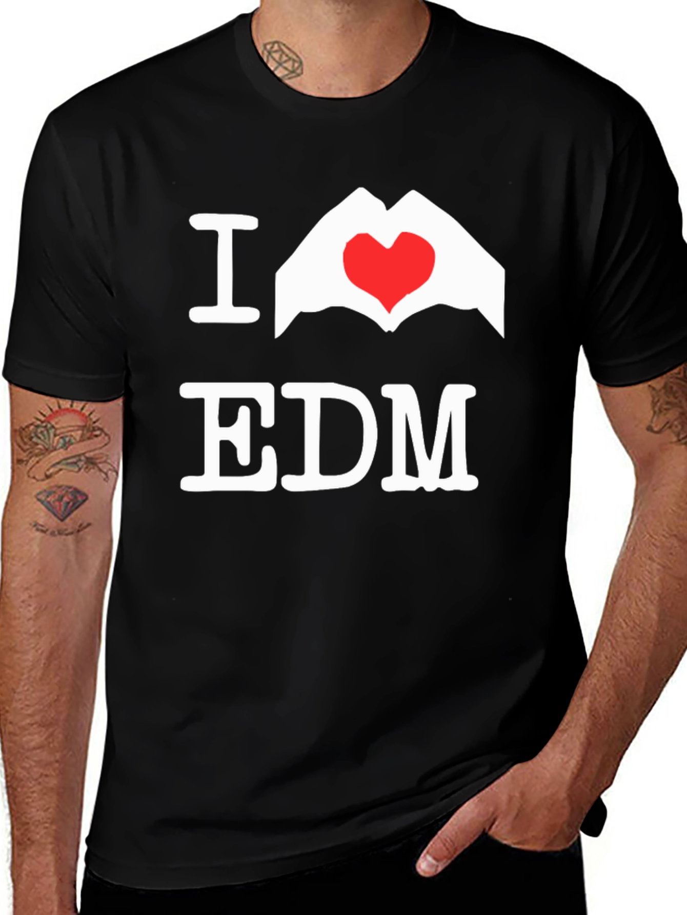 Variant 27 of I Heart EDM Graphic Tee
