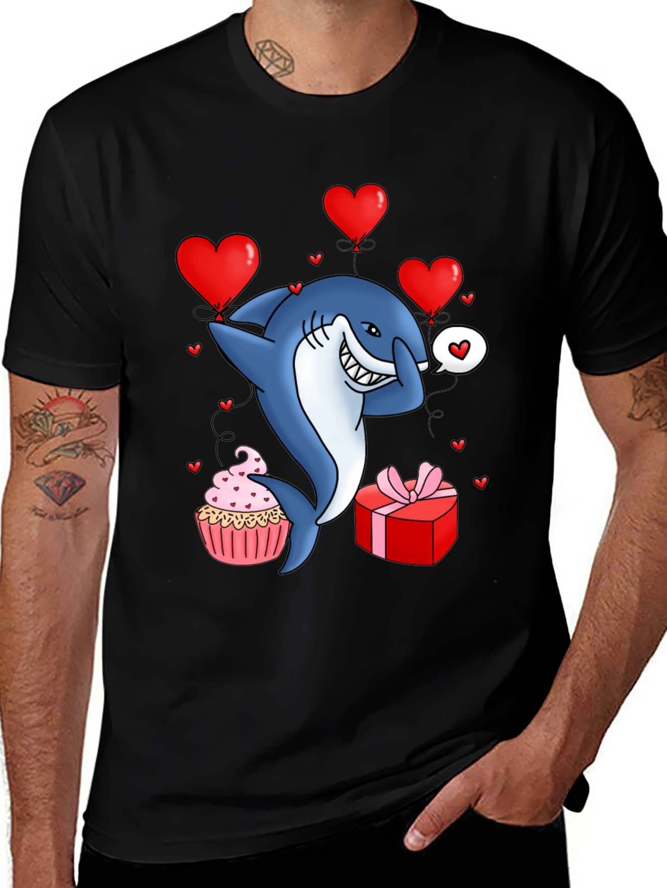 Variant 19 of Shark Valentine's Day T-Shirt