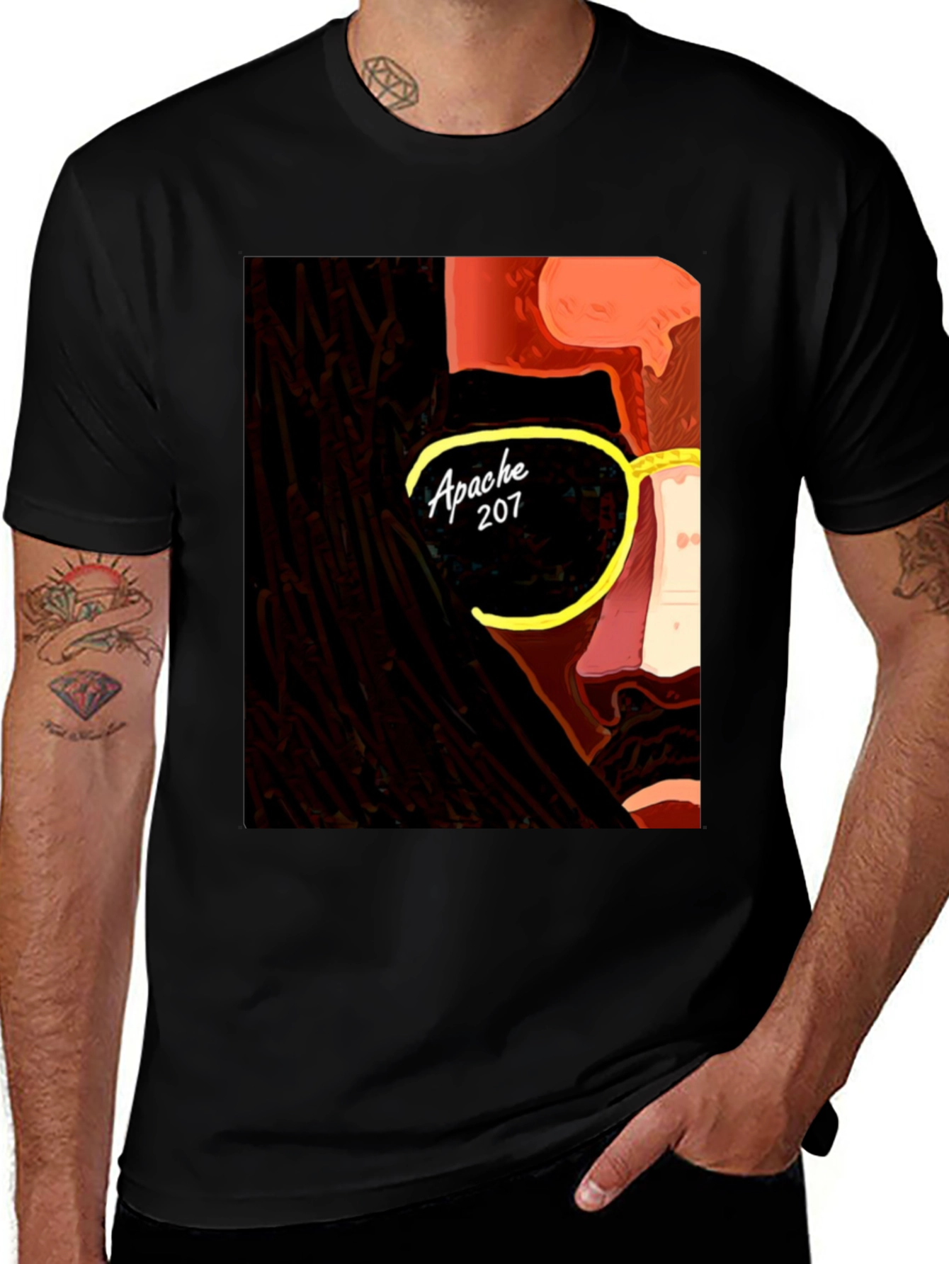 Variant 14 of Apache 207 Graphic Tee - Cool & Stylish