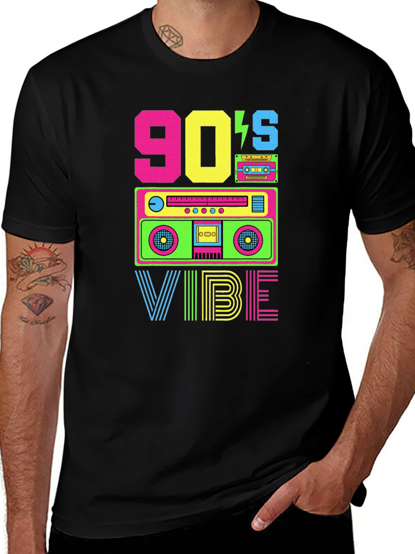 Variant 22 of 90s Vibe Graphic Tee - Retro Style T-Shirt