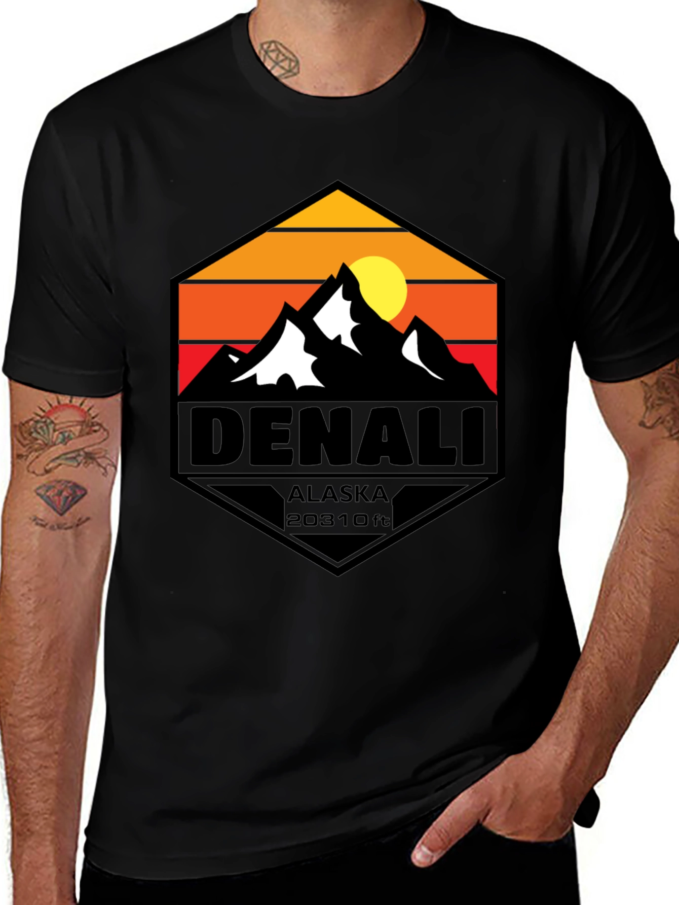 Denali Alaska Graphic T-Shirt