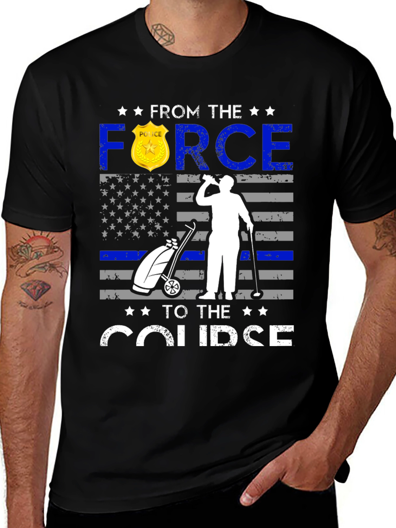 From the Force to the Course Golf T-Shirt