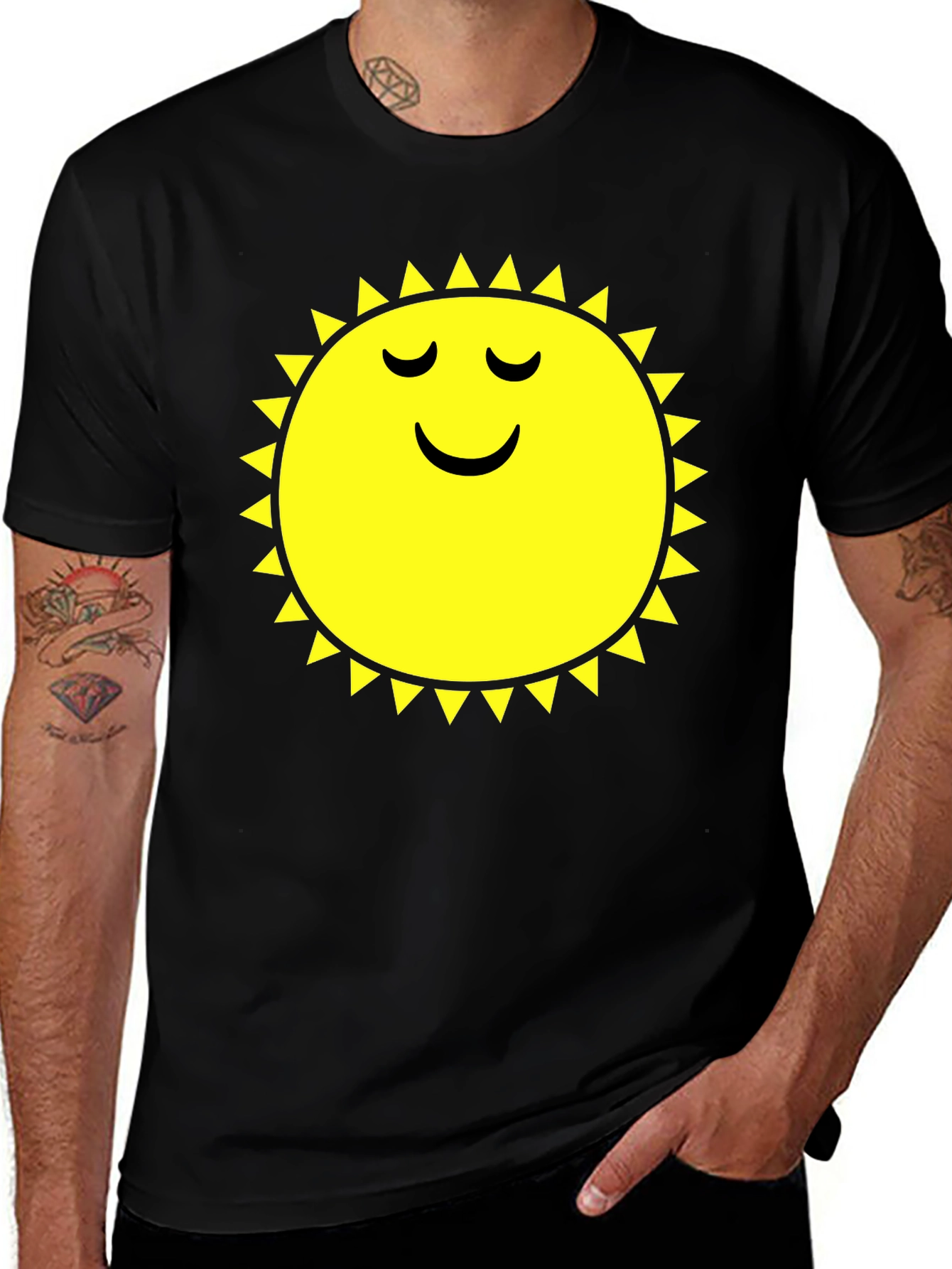 Variant 27 of Smiling Sun Graphic T-Shirt