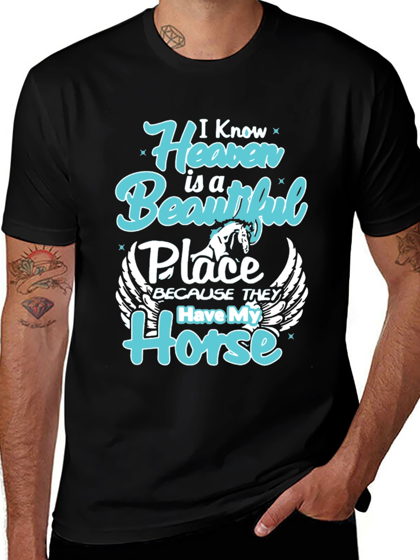 Variant 26 of Horse Heaven T-Shirt - Beautiful Place Tee
