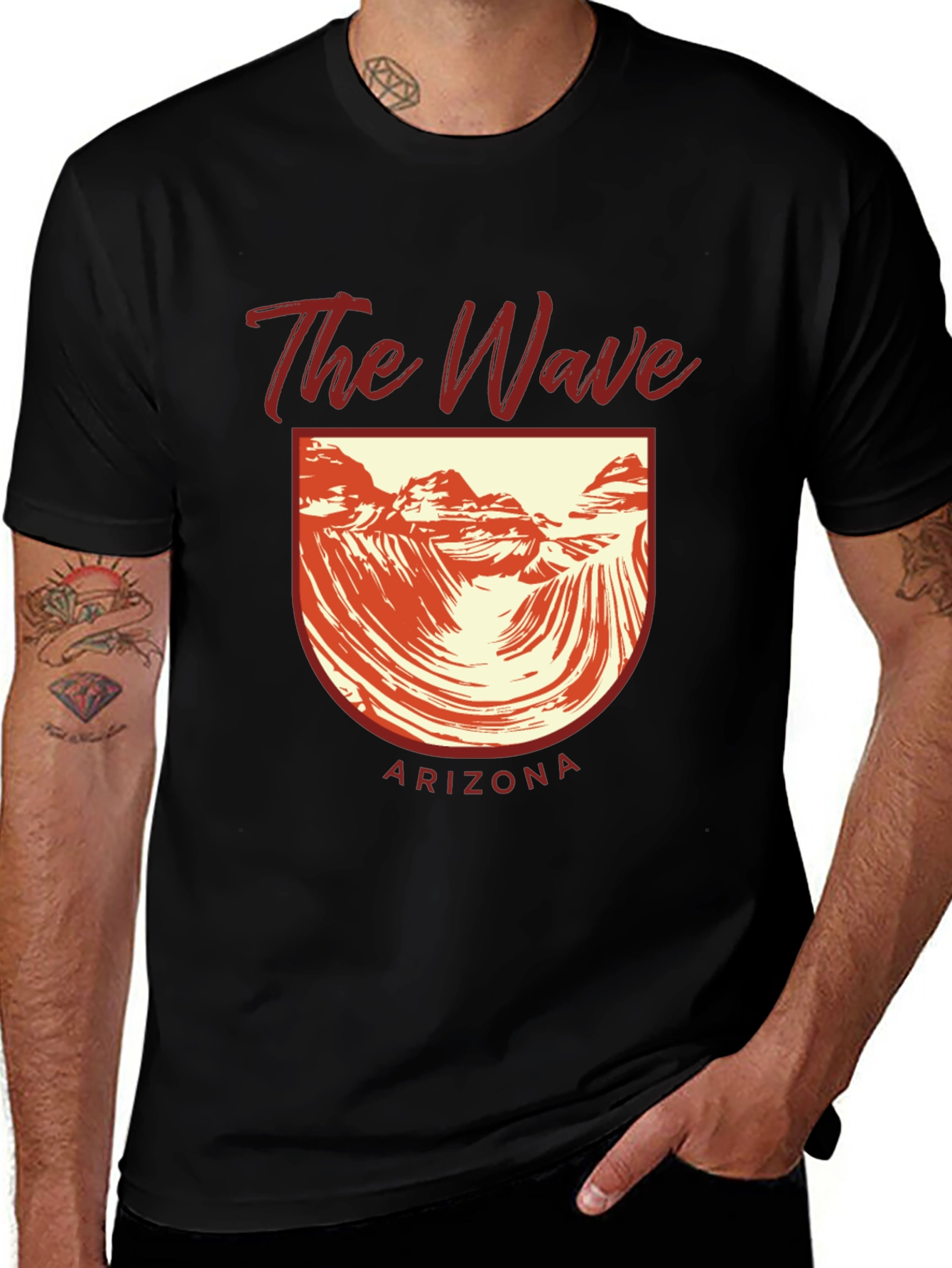 Black The Wave Arizona Graphic Tee main image