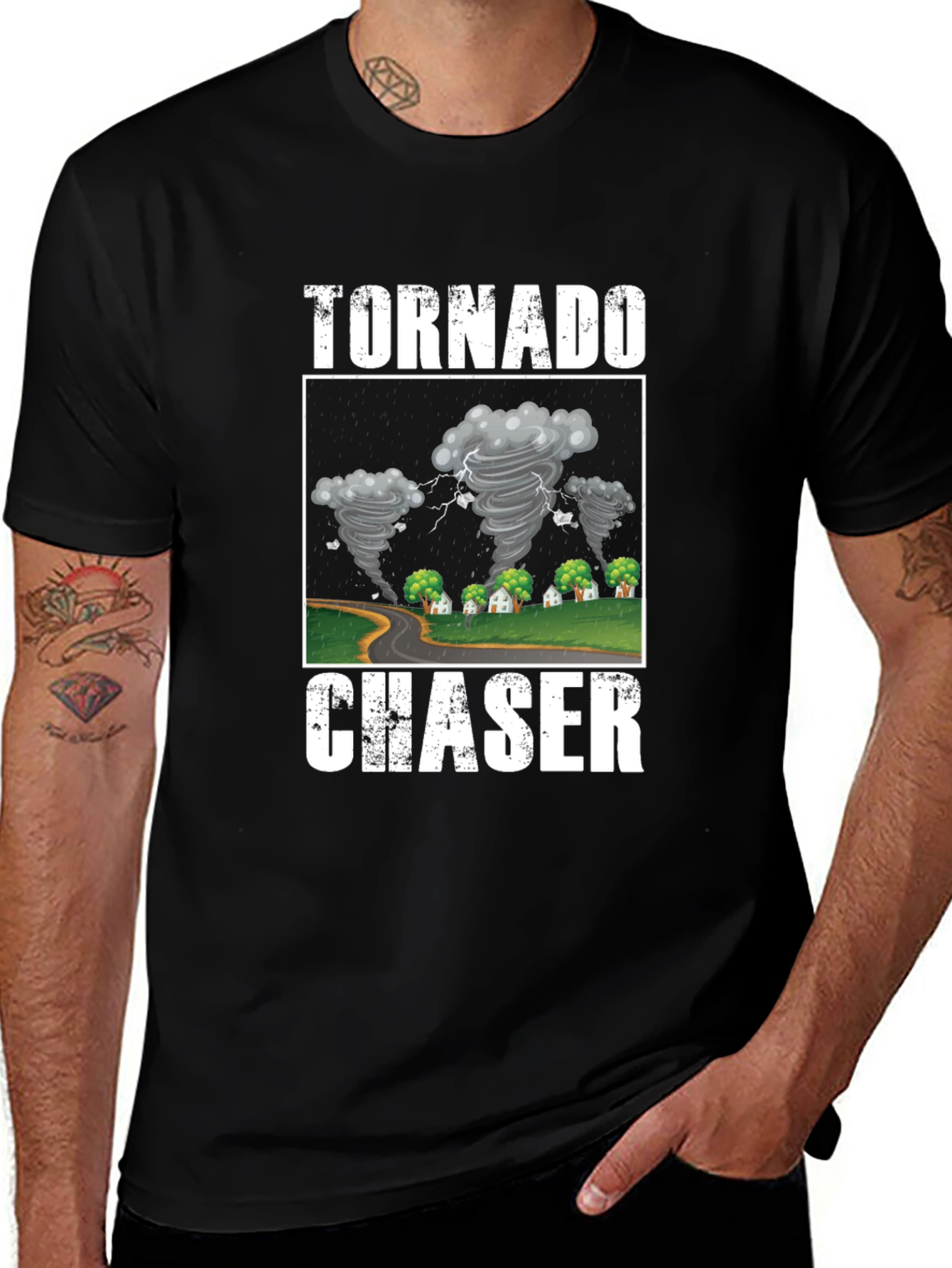 Variant 23 of Tornado Chaser T-Shirt, Storm Lover Tee