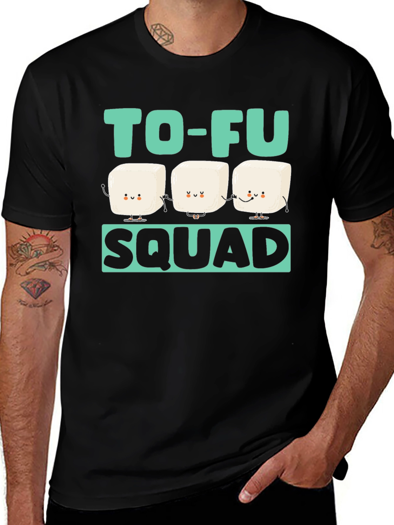 Variant 23 of Tofu Squad Graphic Tee - Cute Vegan T-Shirt