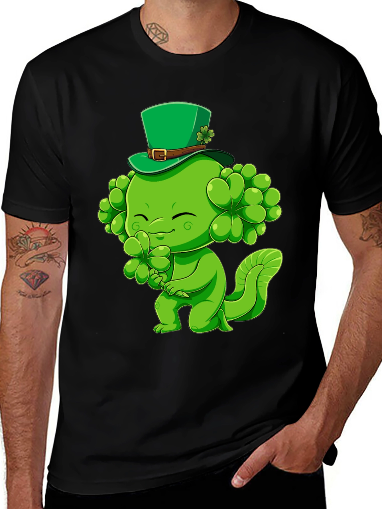 Variant 6 of St. Patrick's Day Shamrock Monster T-Shirt