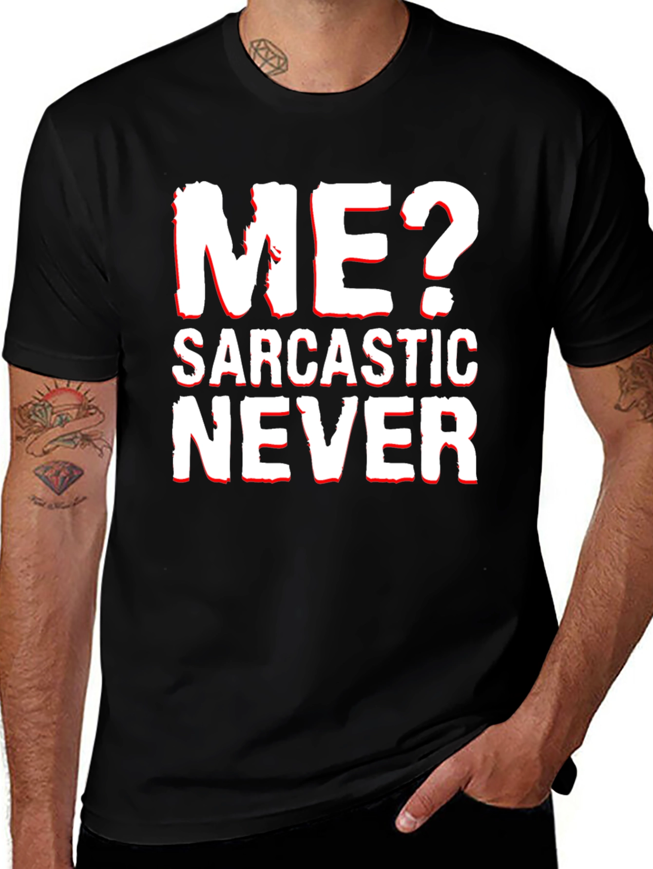Variant 30 of Sarcastic Never T-Shirt Funny Graphic Tee