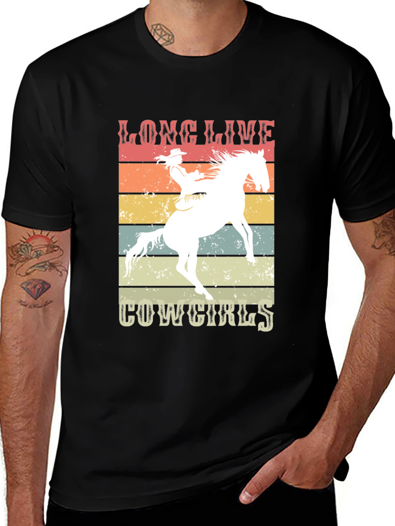 Variant 10 of Long Live Cowgirls Graphic Tee