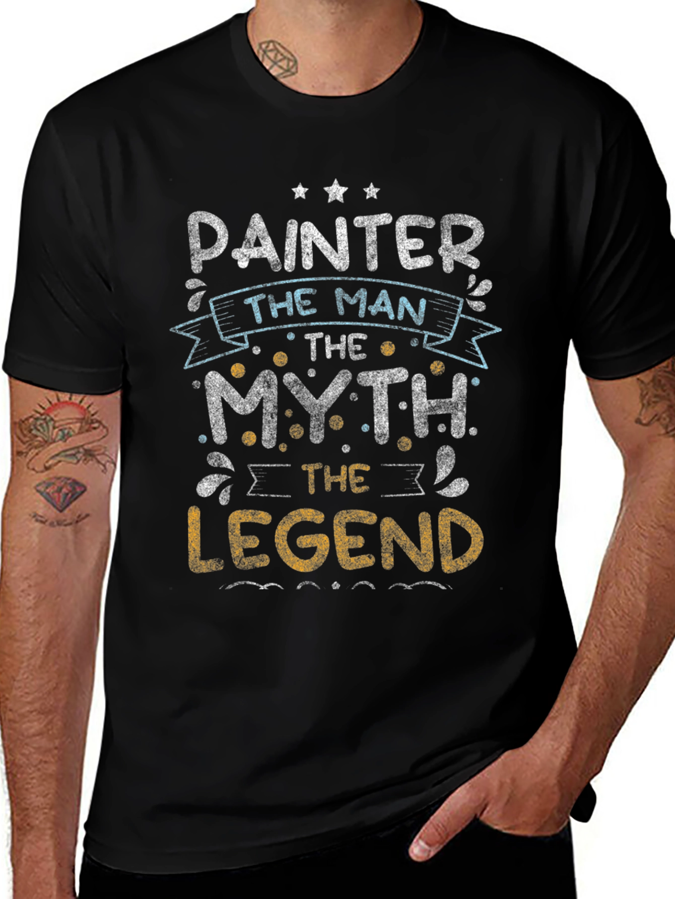 Variant 30 of Painter The Man Myth Legend Graphic T-Shirt