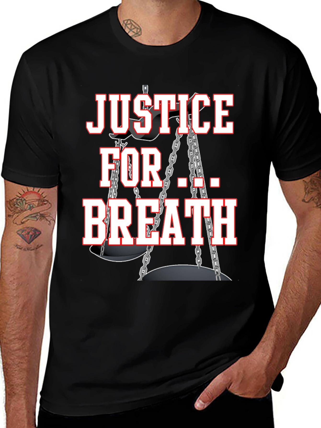 Variant 21 of Justice For Breath Graphic T-Shirt