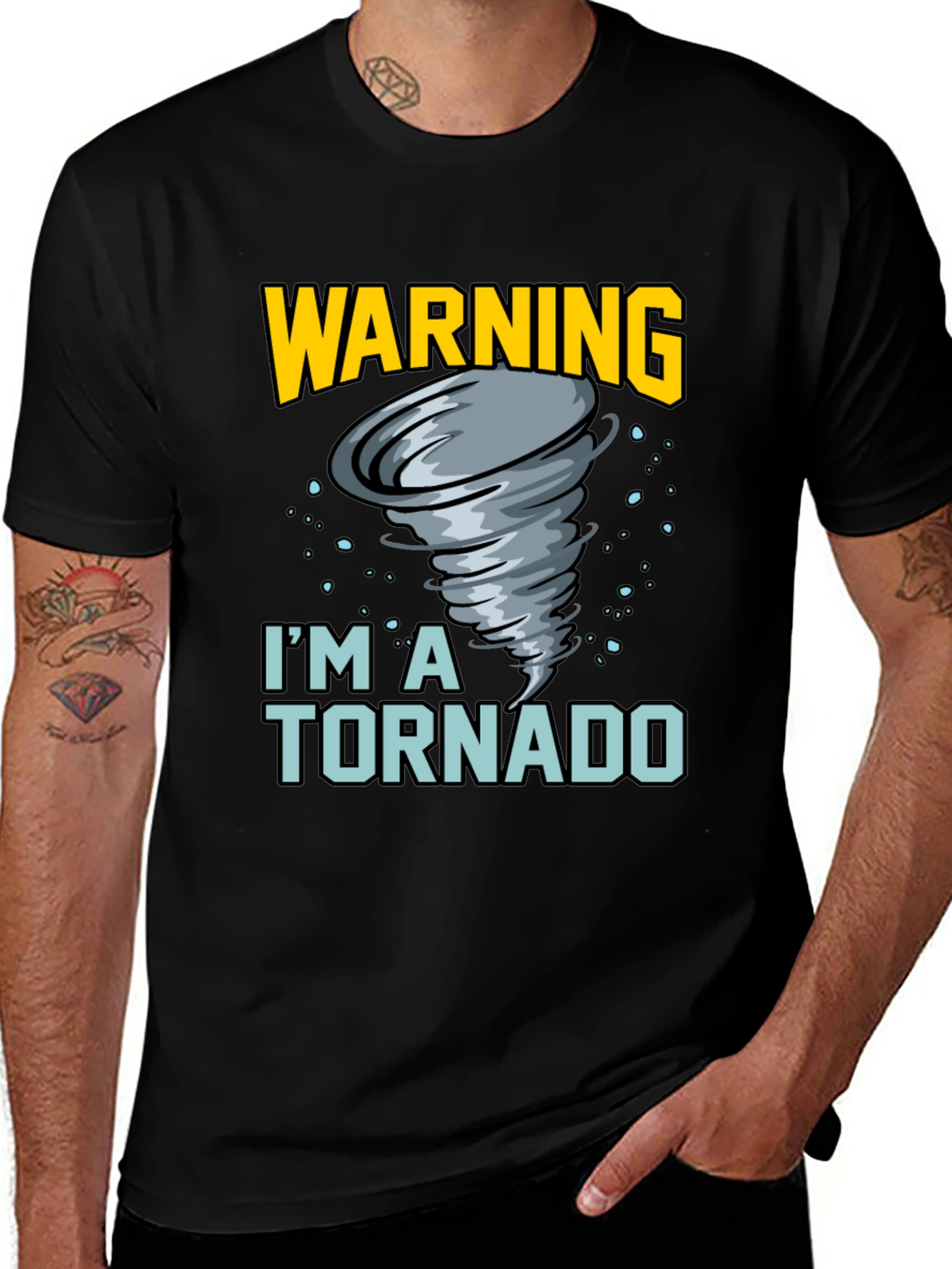 Variant 7 of Warning I'm A Tornado T-Shirt