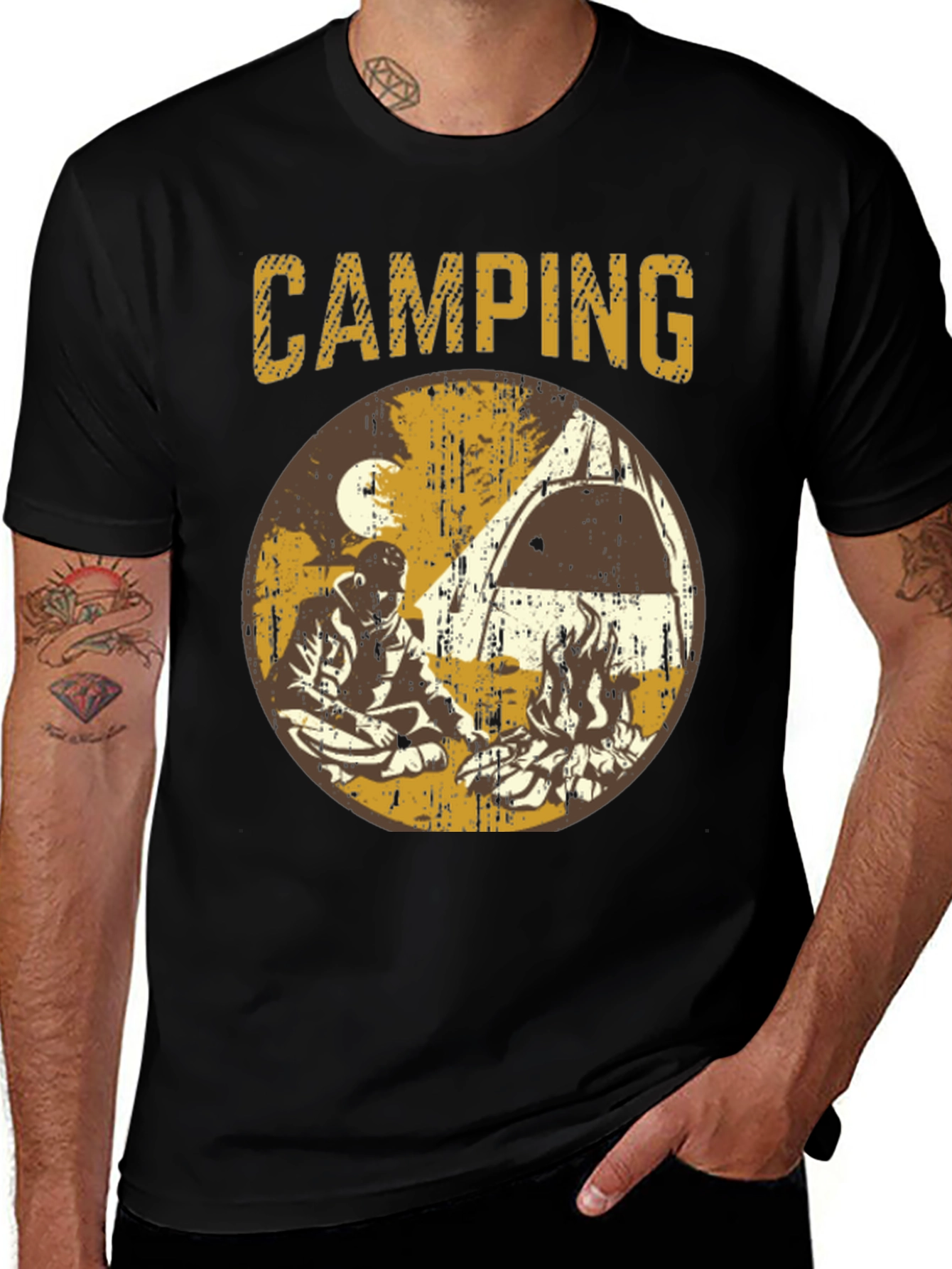 Variant 26 of Camping Graphic T-Shirt - Adventure Ready!