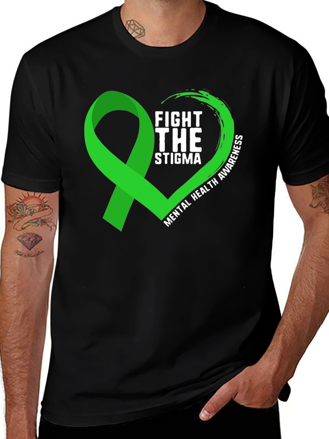 Variant 26 of Mental Health Awareness T-Shirt Fight the Stigma