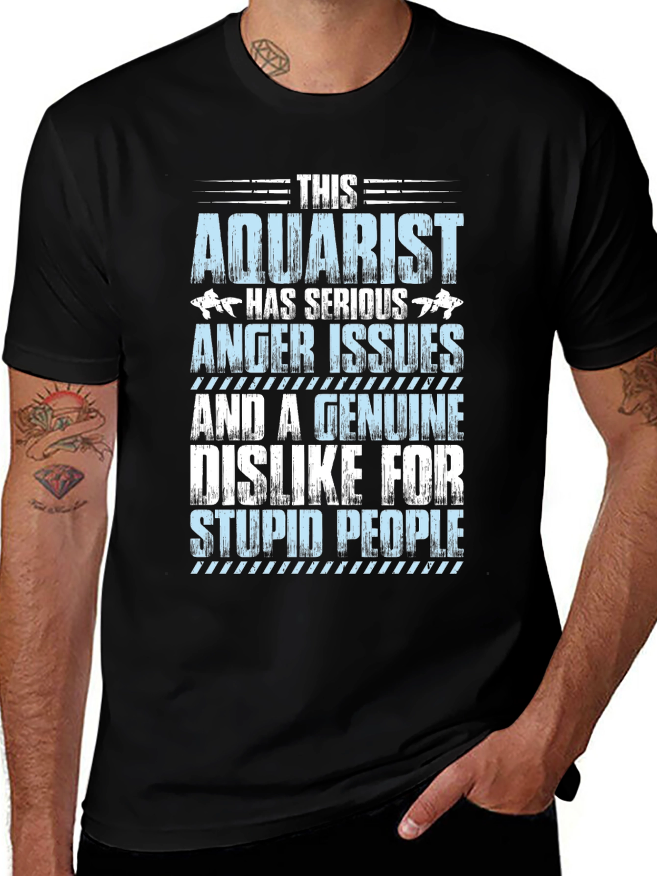 Aquarist T-Shirt - Serious Anger Issues Funny Tee