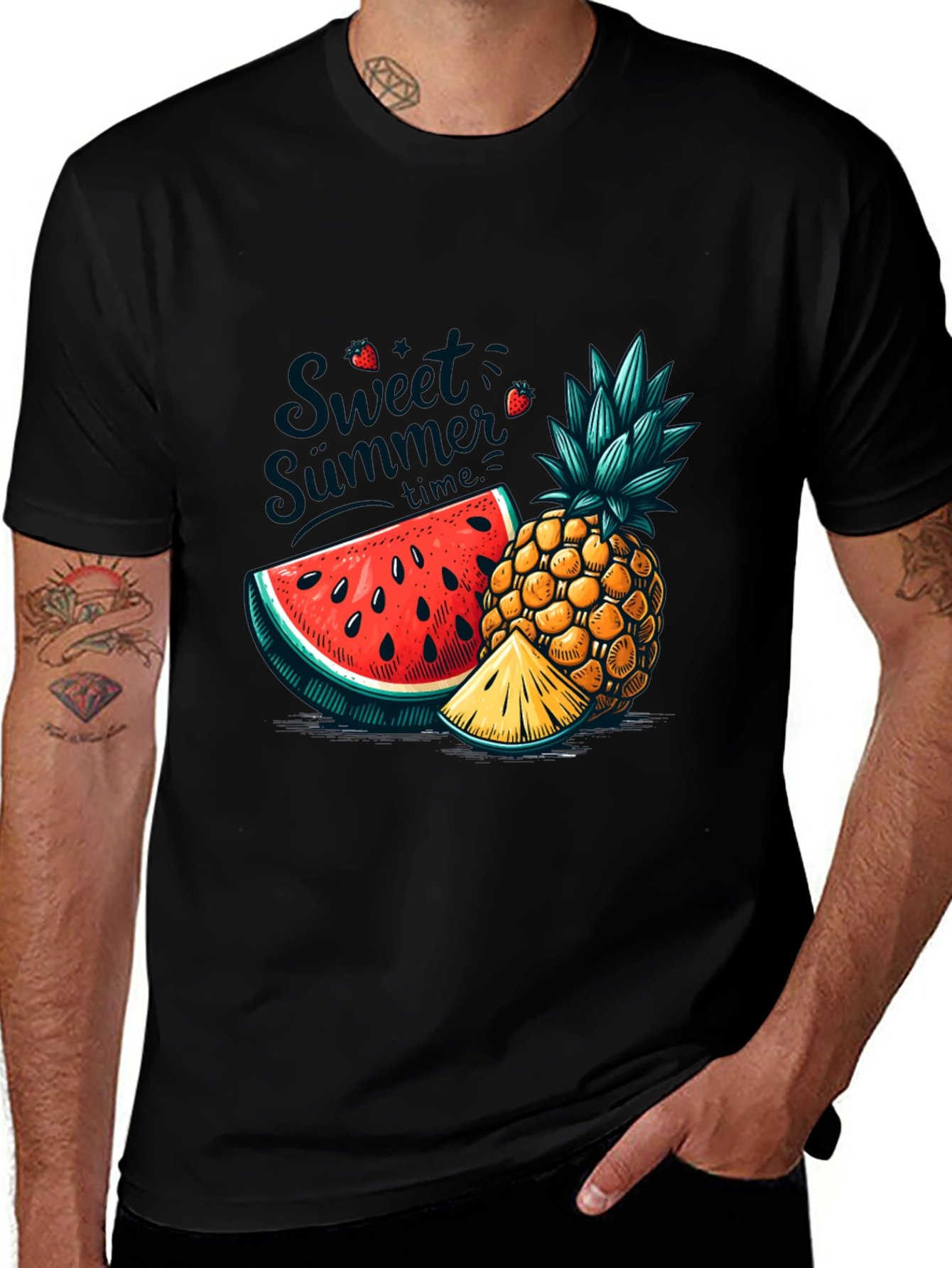 Variant 30 of Summer Fruit Graphic Tee