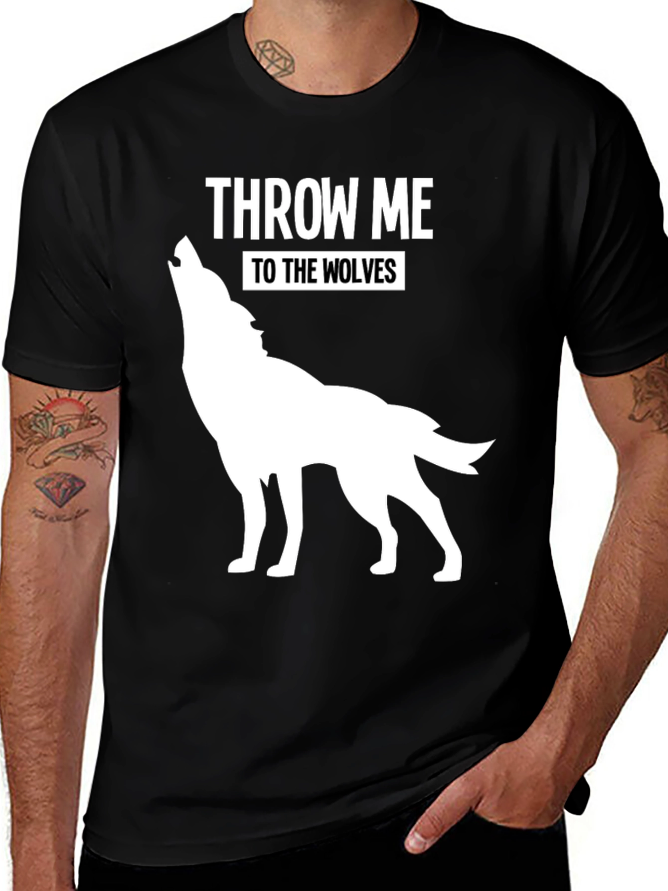 Variant 2 of Throw Me To The Wolves T-Shirt