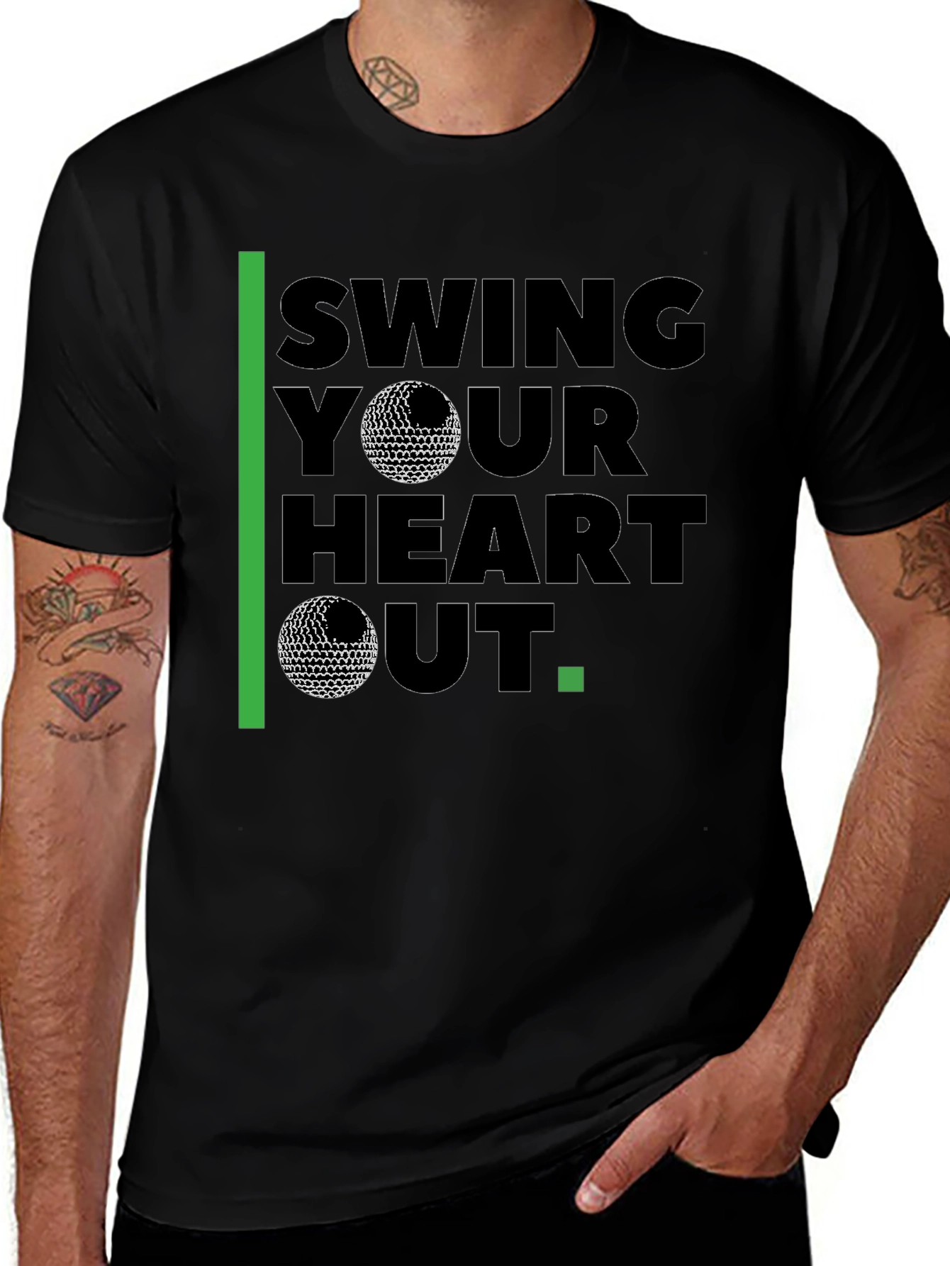 Swing Your Heart Out Golf T-Shirt