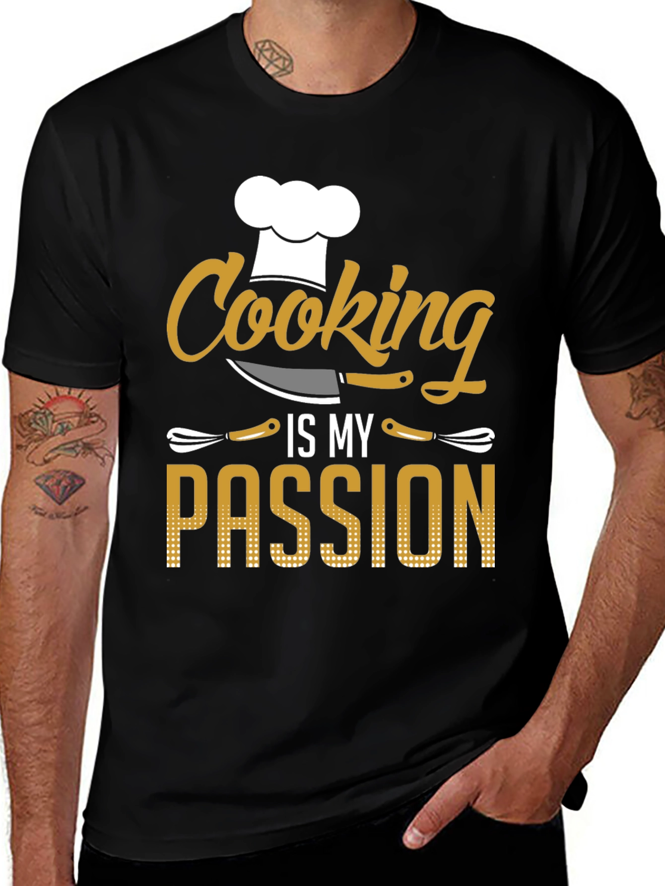Variant 9 of Cooking Is My Passion Chef T-Shirt
