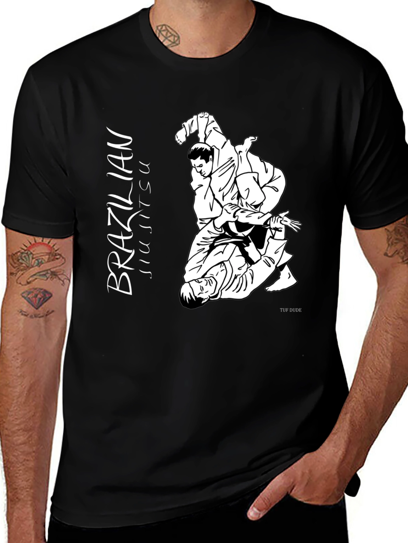 Brazilian Jiu Jitsu Black T-Shirt