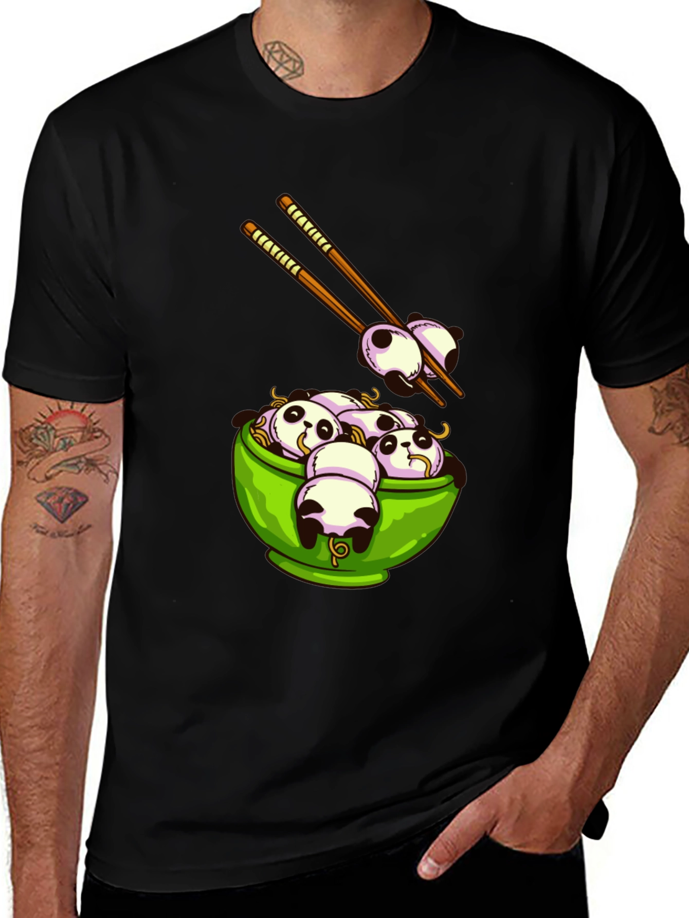 Variant 5 of Panda Ramen Graphic T-Shirt