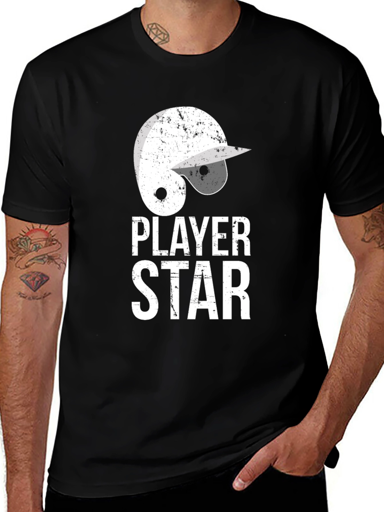 Variant 20 of Player Star Baseball Graphic Tee
