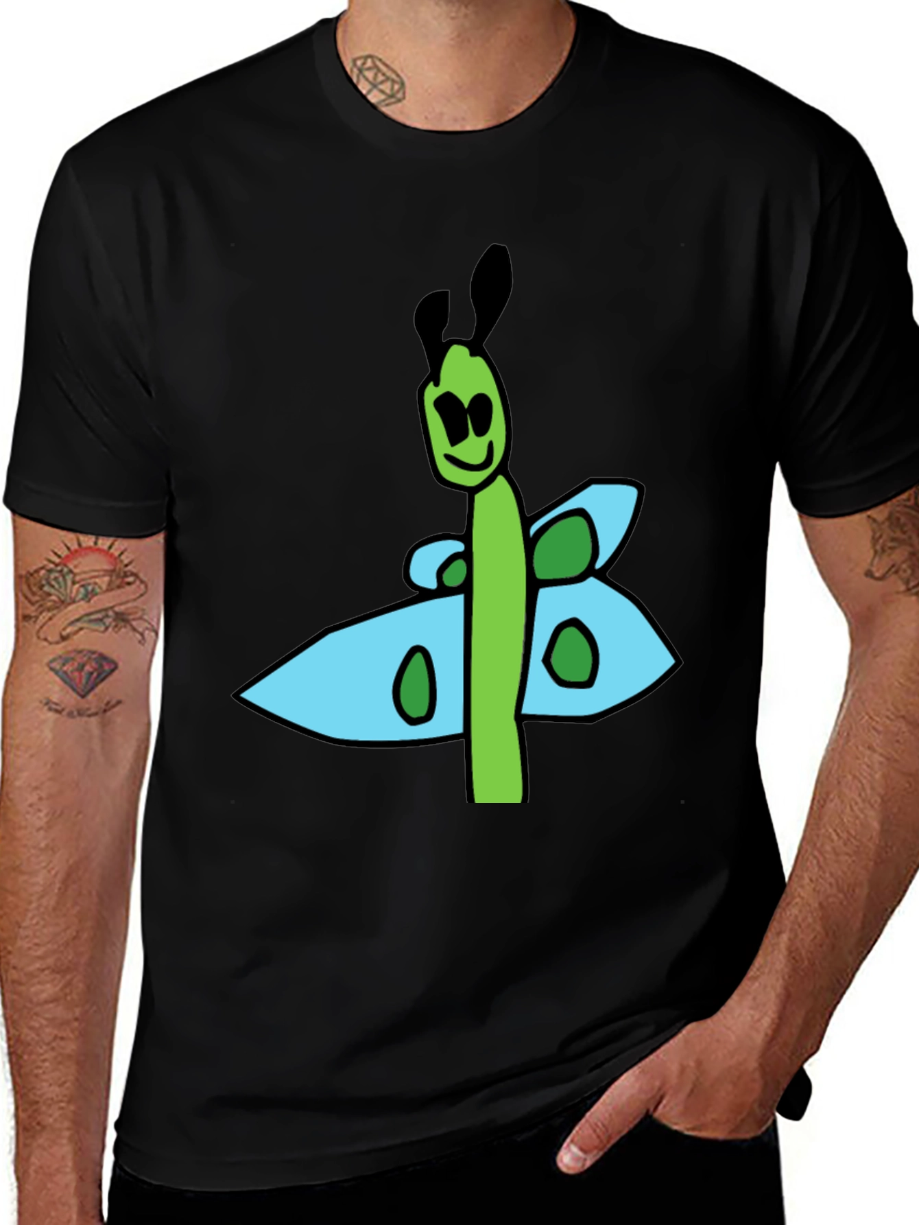 Variant 16 of Cartoon Bug Graphic Tee - Fun Casual Wear