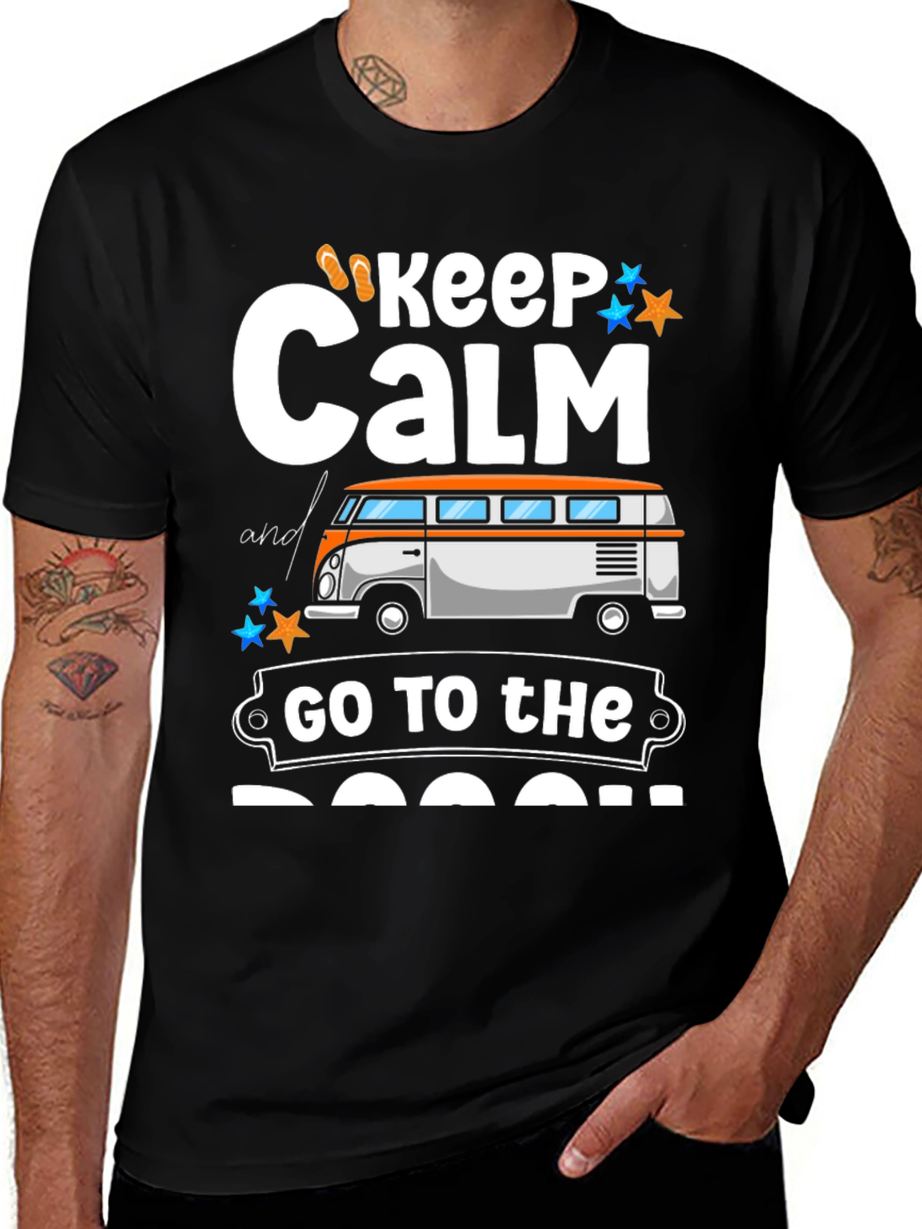Variant 11 of Keep Calm Go To The Beach Graphic T-Shirt