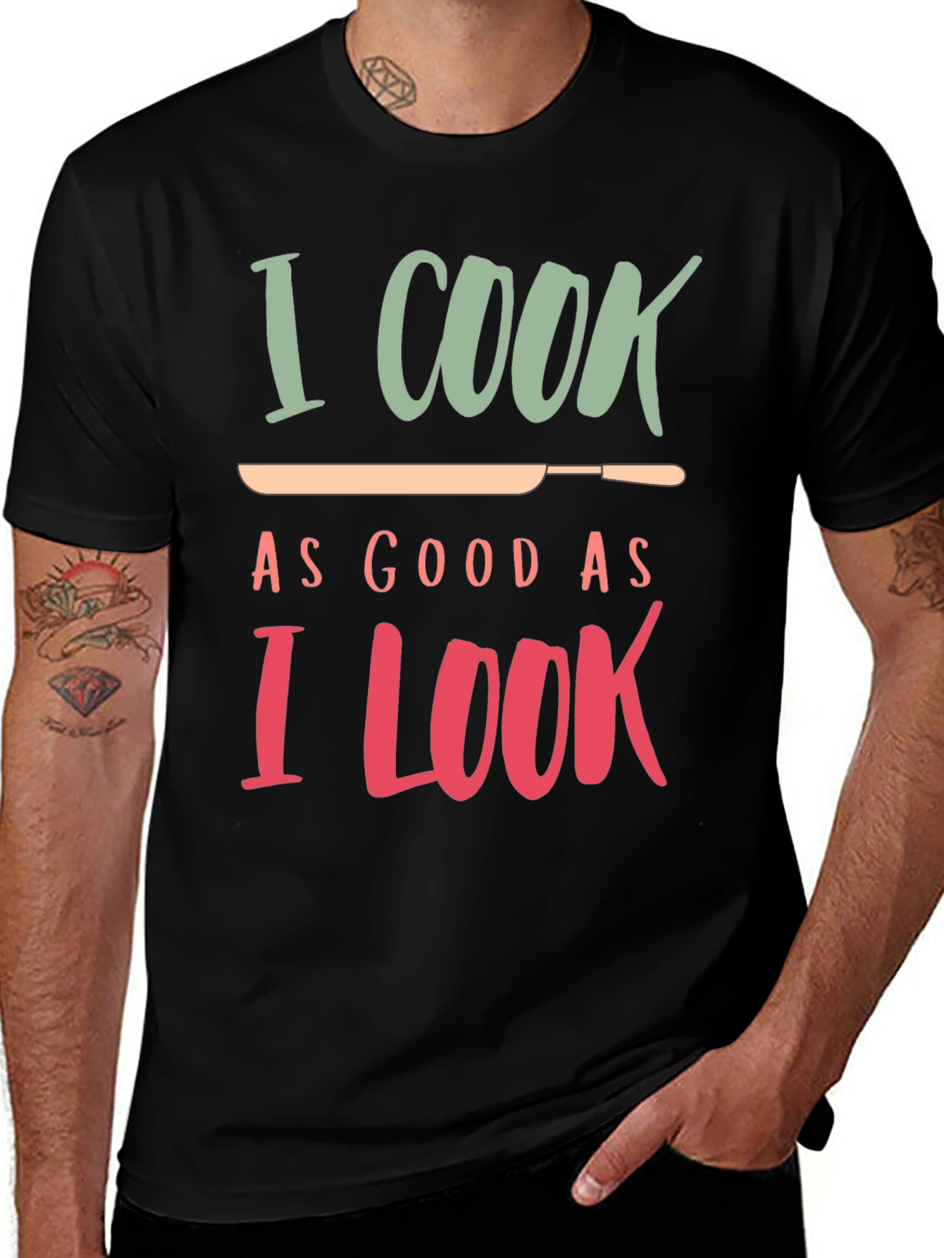 Variant 24 of I Cook as Good as I Look Graphic Tee