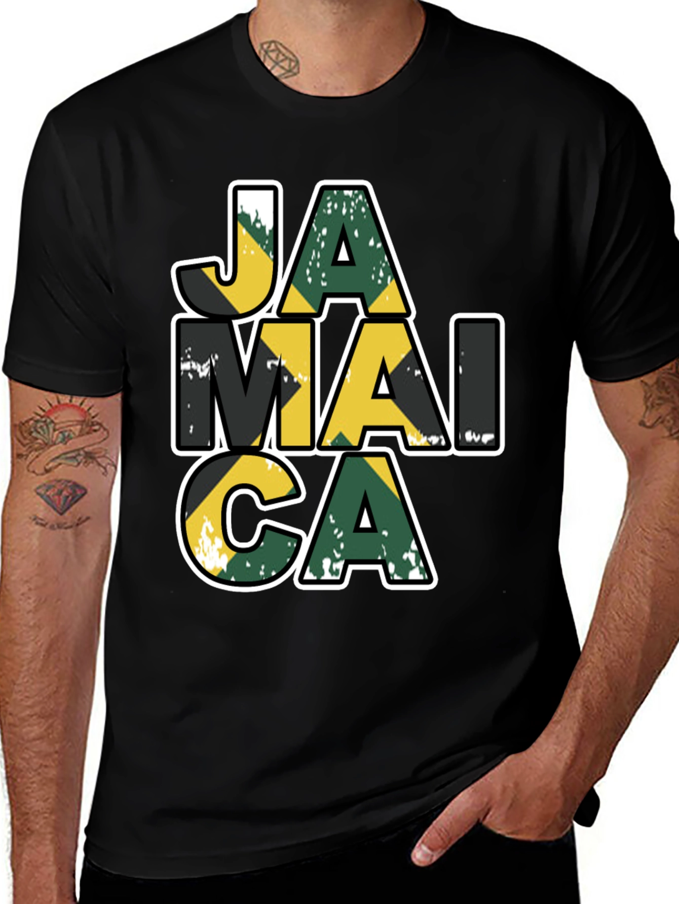 Jamaica Flag T-Shirt - Island Pride Tee