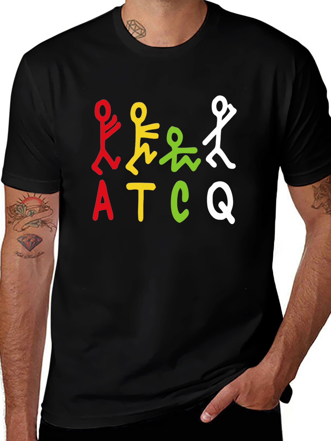 ATCQ Tribe Called Quest T-Shirt Black Graphic Tee
