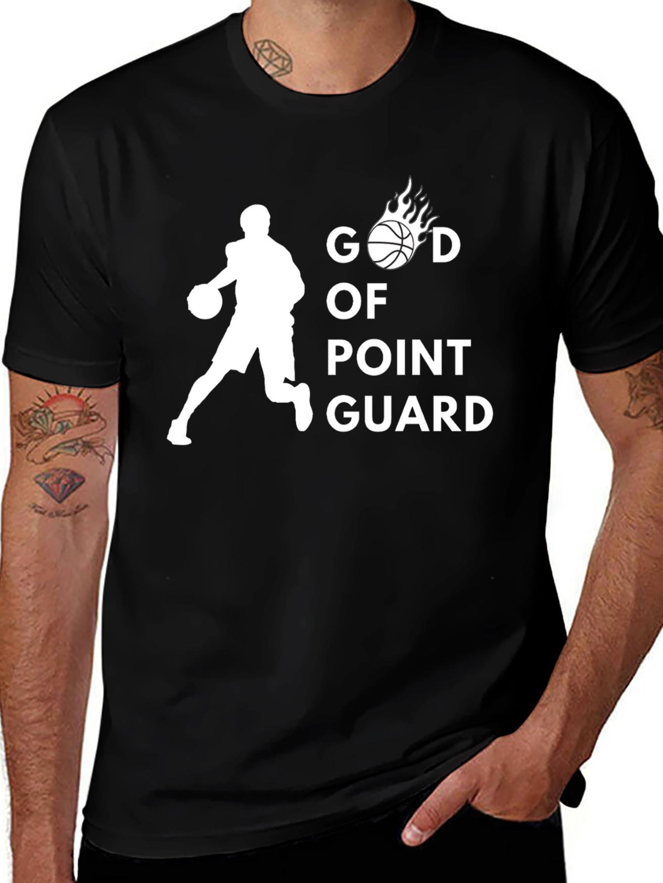 God of Point Guard Graphic Tee - Basketball T-Shirt