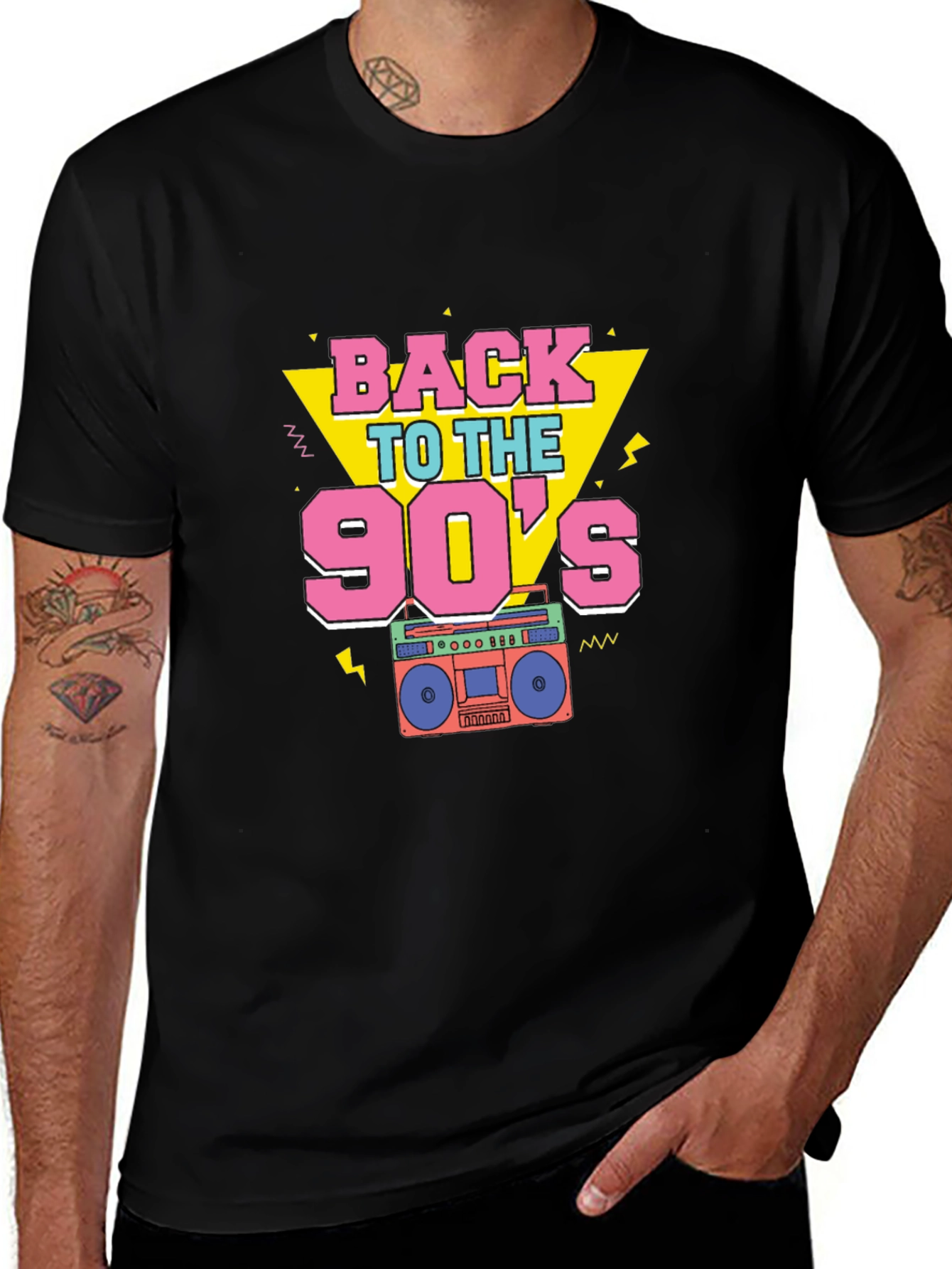 Variant 12 of Retro 90s Style T-Shirt