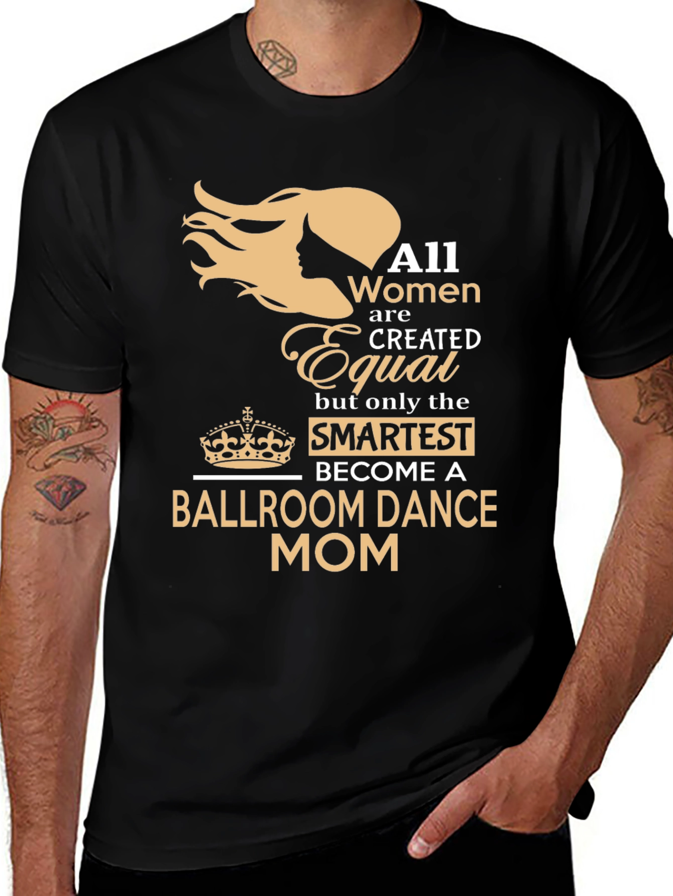 Variant 4 of Ballroom Dance Mom T-Shirt - Women's Gift Idea