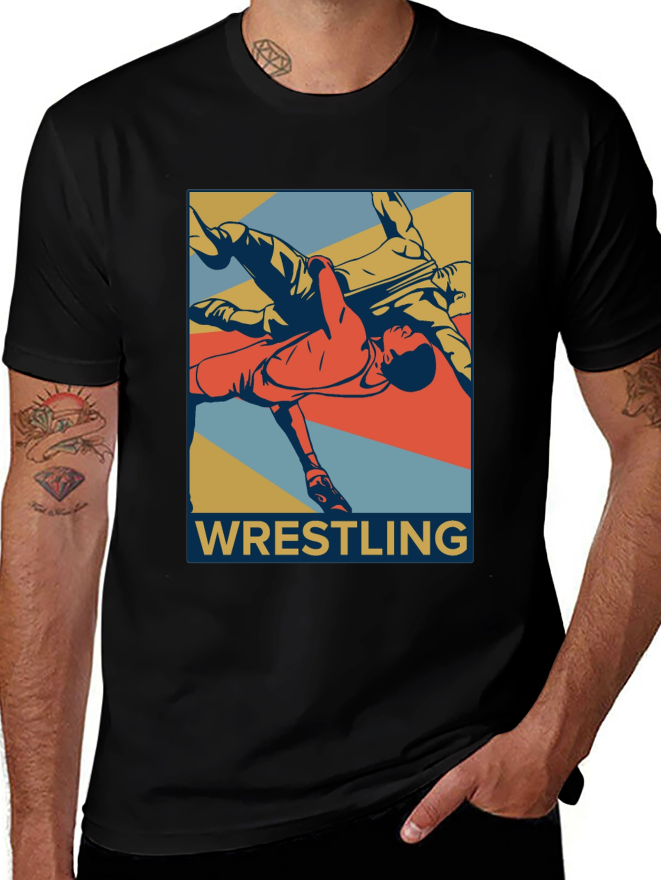 Variant 29 of Wrestling Graphic Tee - Sport Style