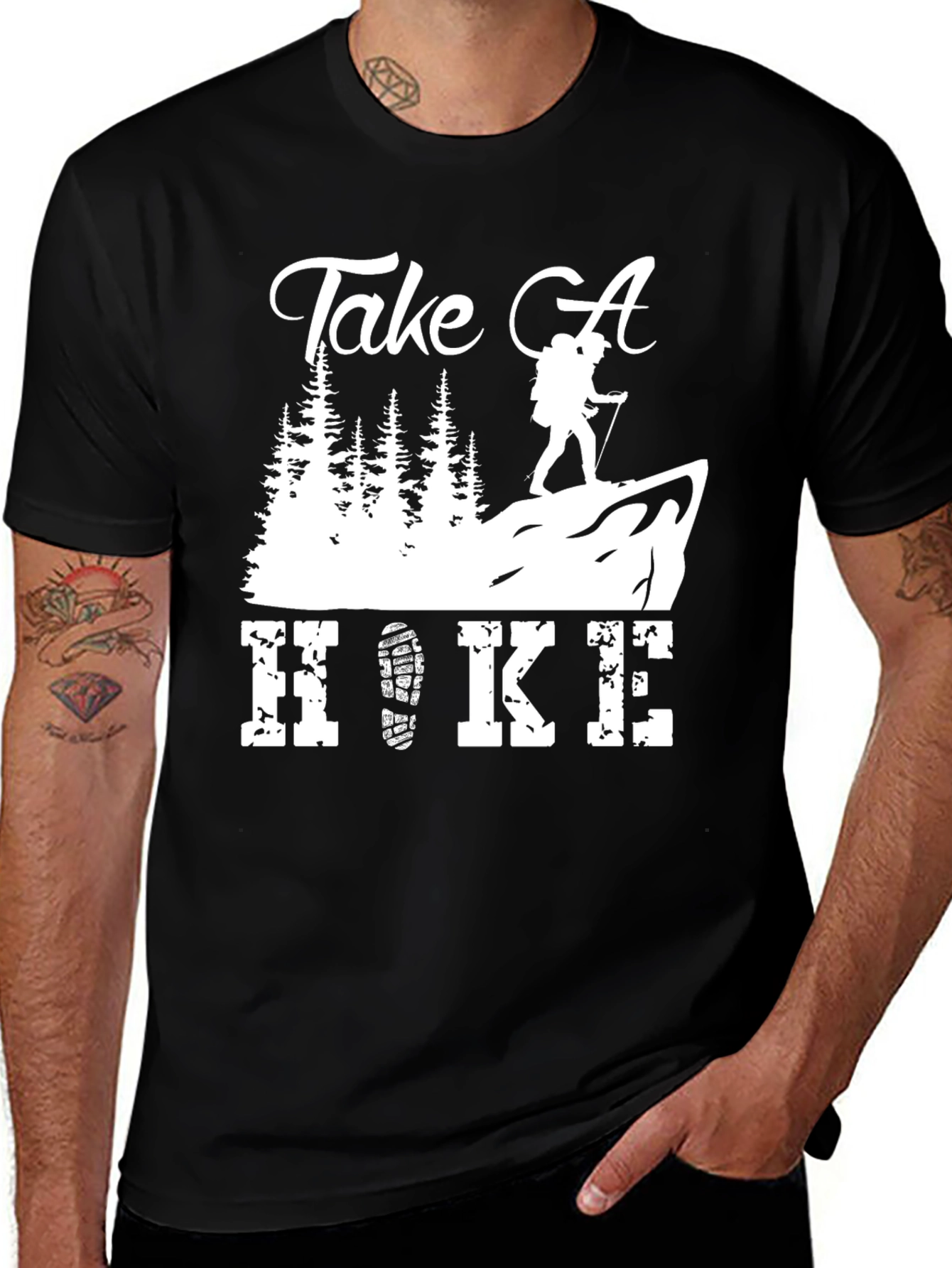Variant 8 of Take A Hike Graphic T-Shirt - Adventure Ready Tee