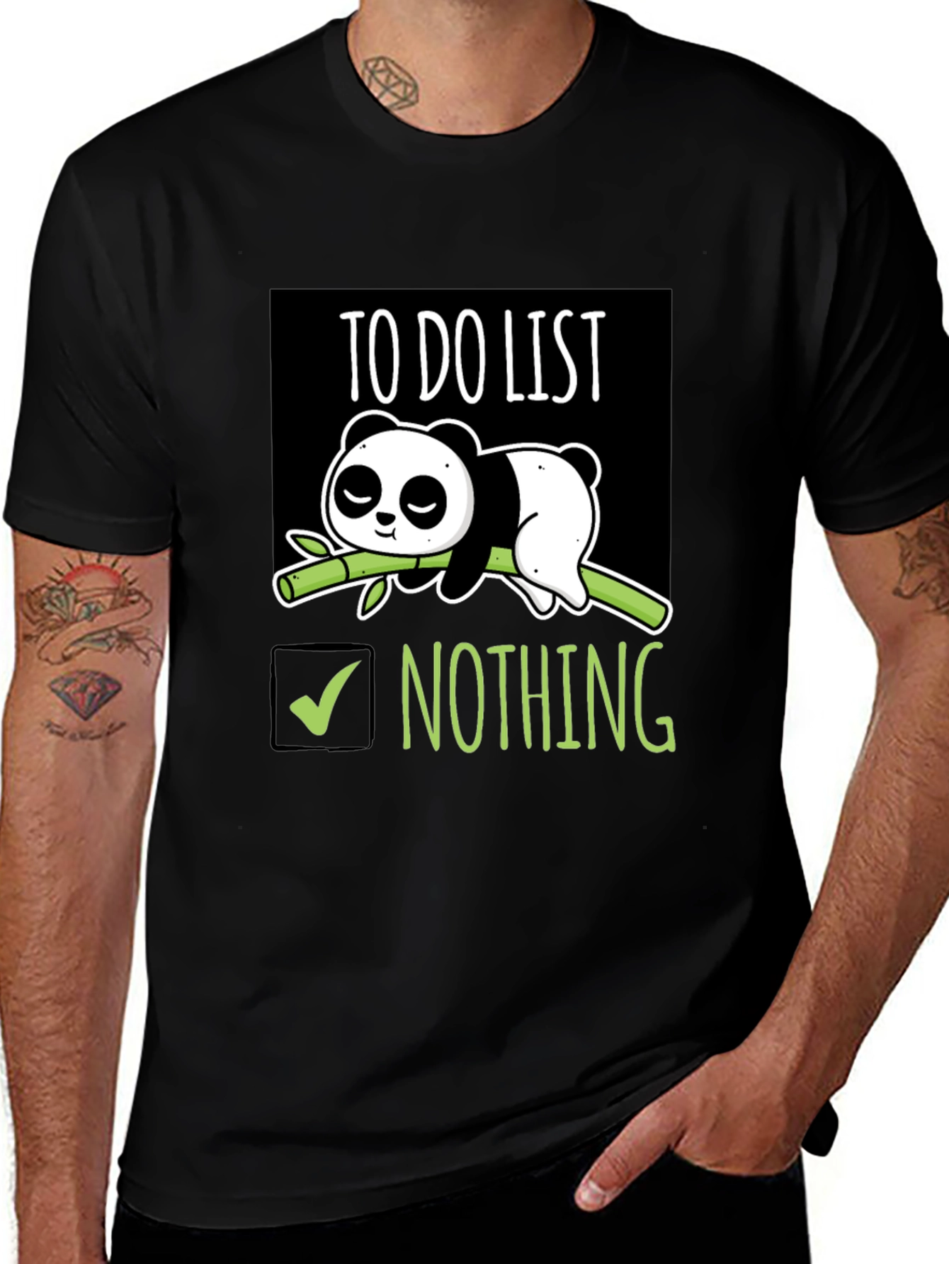 Variant 20 of Lazy Panda To-Do List T-Shirt