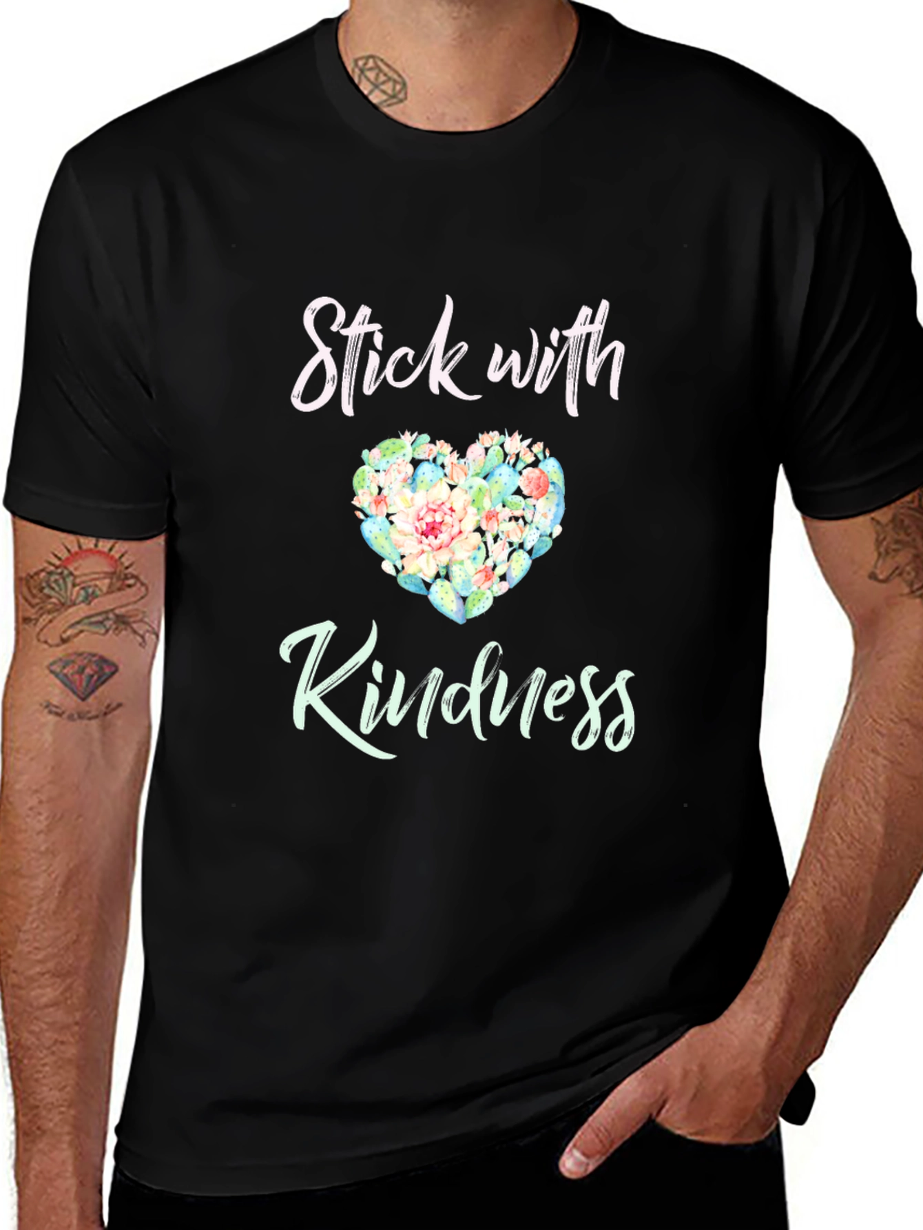 Variant 17 of Stick with Kindness Graphic Tee