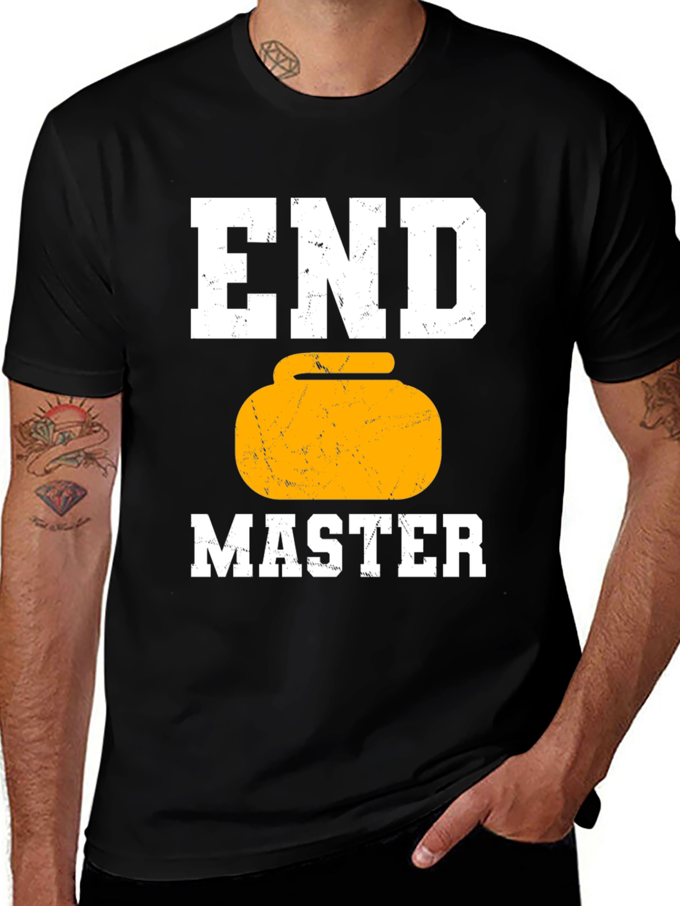 Variant 16 of End Master Curling T-Shirt - Game Day Apparel