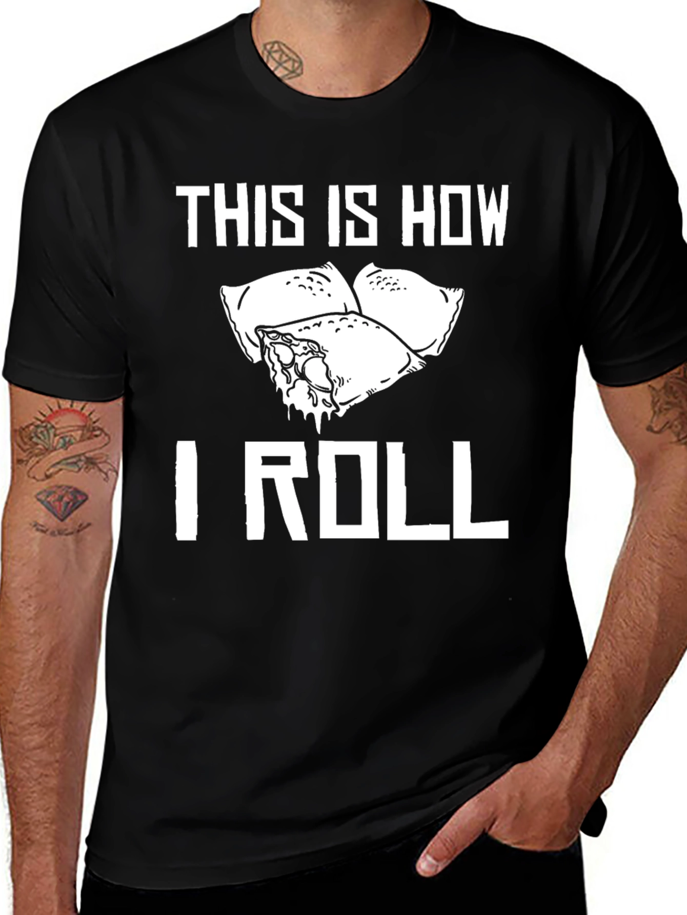 This Is How I Roll Pierogi T-Shirt - Funny Foodie Tee
